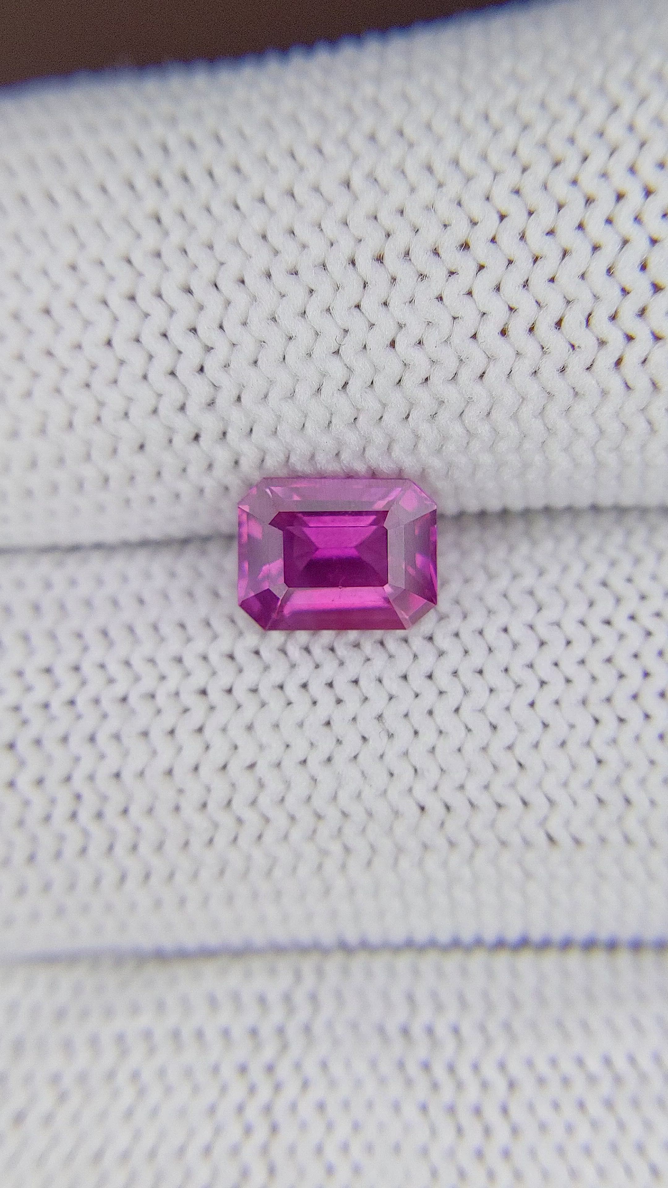 1.52 Ct. Pink Sapphire from Ceylon (Sri Lanka) Size Video