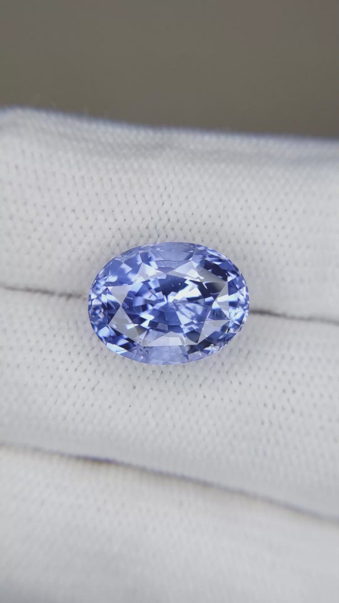 10.65 Ct. Blue Sapphire from Ceylon (Sri Lanka) Size Video