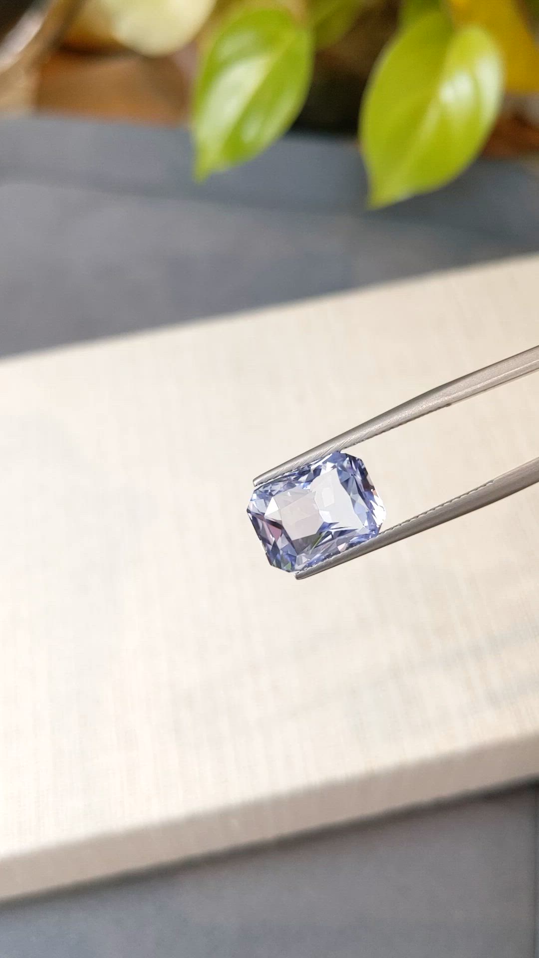 7.15 Ct. Blue Sapphire from Ceylon (Sri Lanka) Size Video