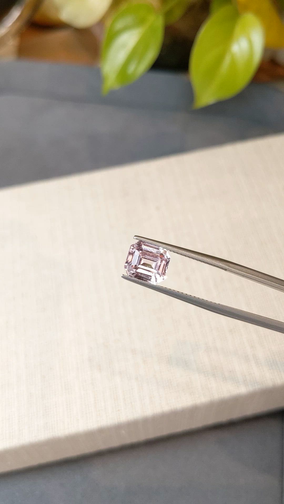 3.58 Ct. Pink Sapphire from Ceylon (Sri Lanka) Size Video