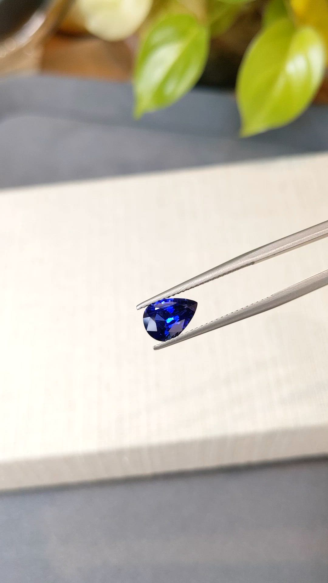 2.05 Ct. Blue Sapphire from Ceylon (Sri Lanka) Size Video