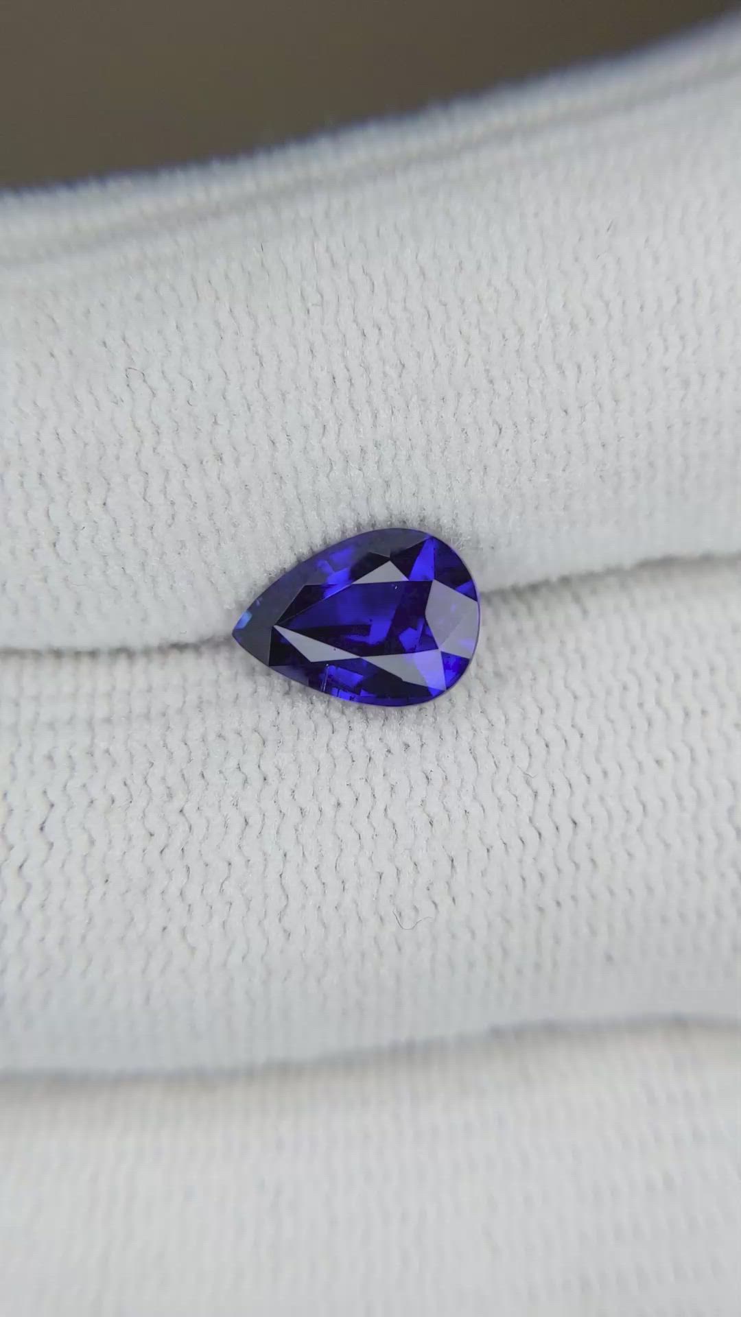 2.05 Ct. Blue Sapphire from Ceylon (Sri Lanka) Size Video