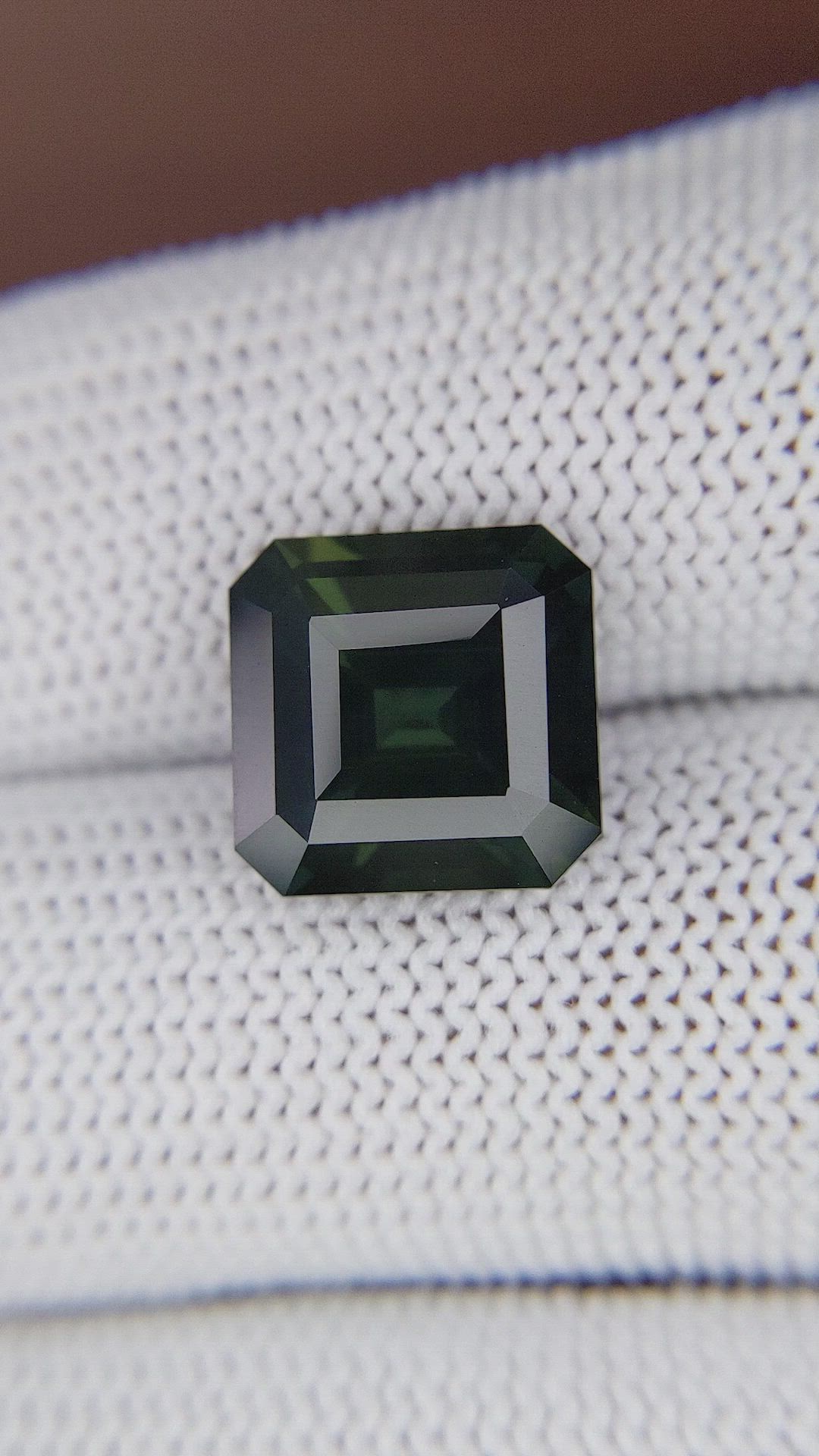 8.03 Ct. Bluish Green Sapphire from Madagascar Size Video