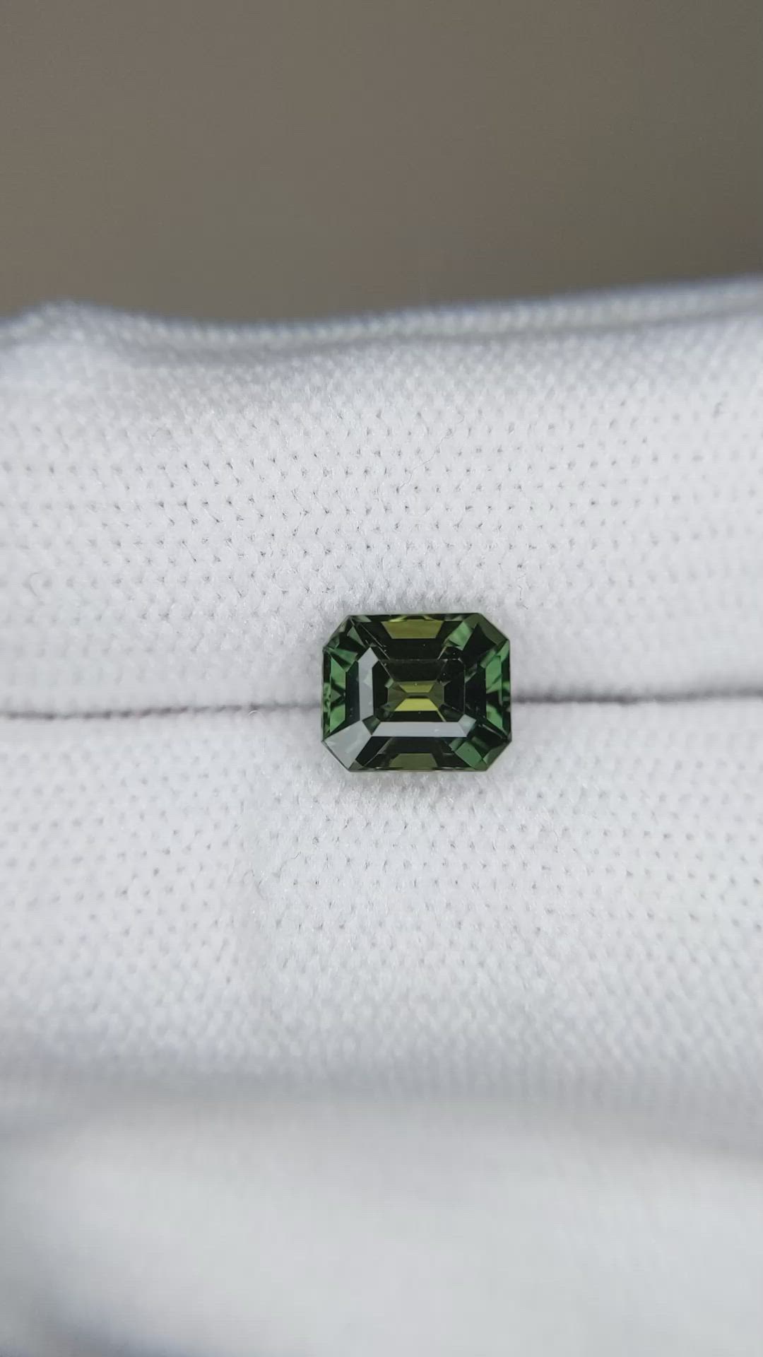 1.97 Ct. Bluish Green Sapphire from Ceylon (Sri Lanka) Size Video