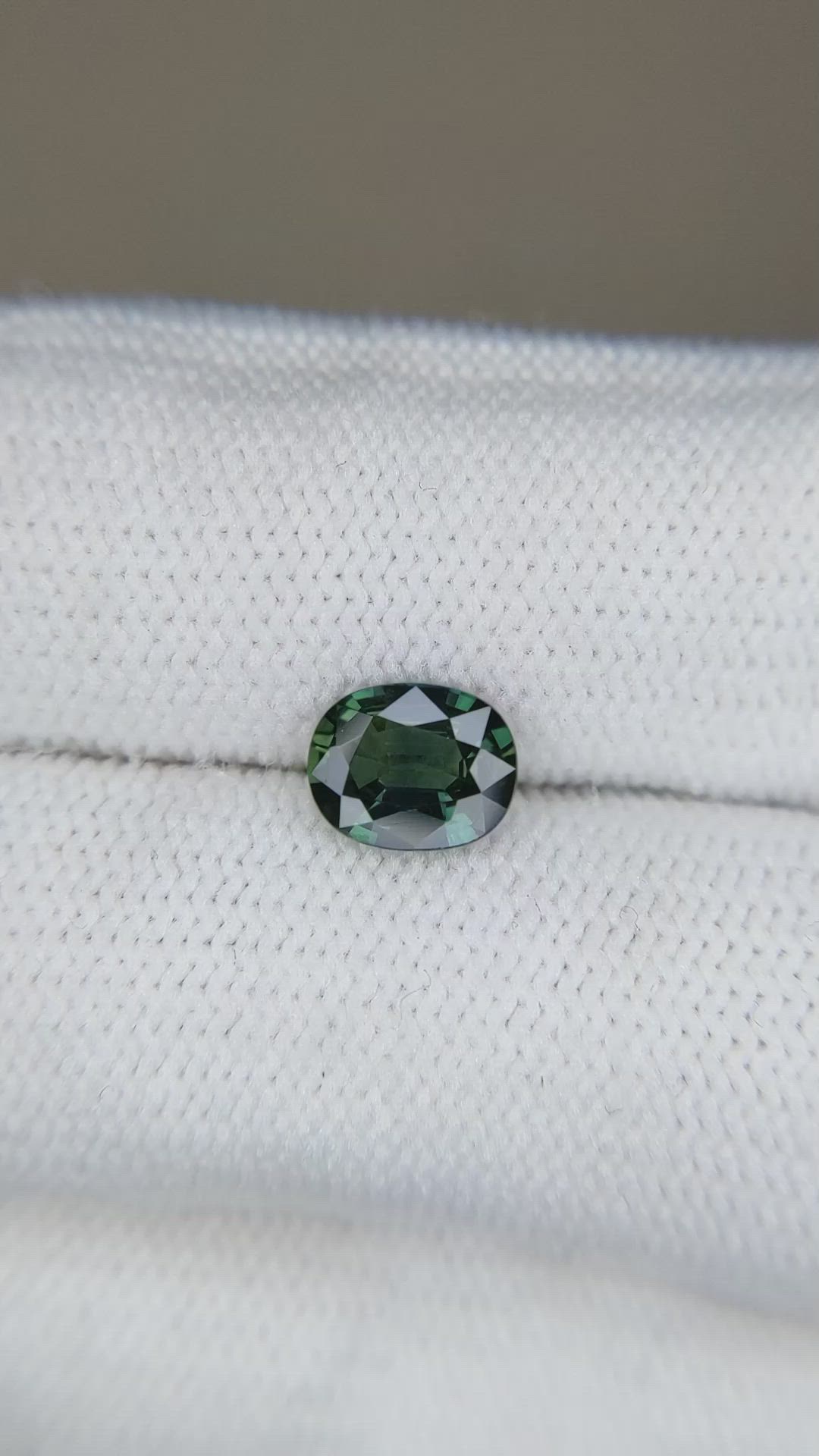 1.20 Ct. Bluish Green Sapphire from Ceylon (Sri Lanka) Size Video