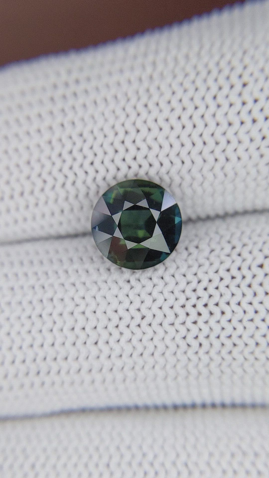 2.64 Ct. Bluish Green Sapphire from Madagascar Size Video
