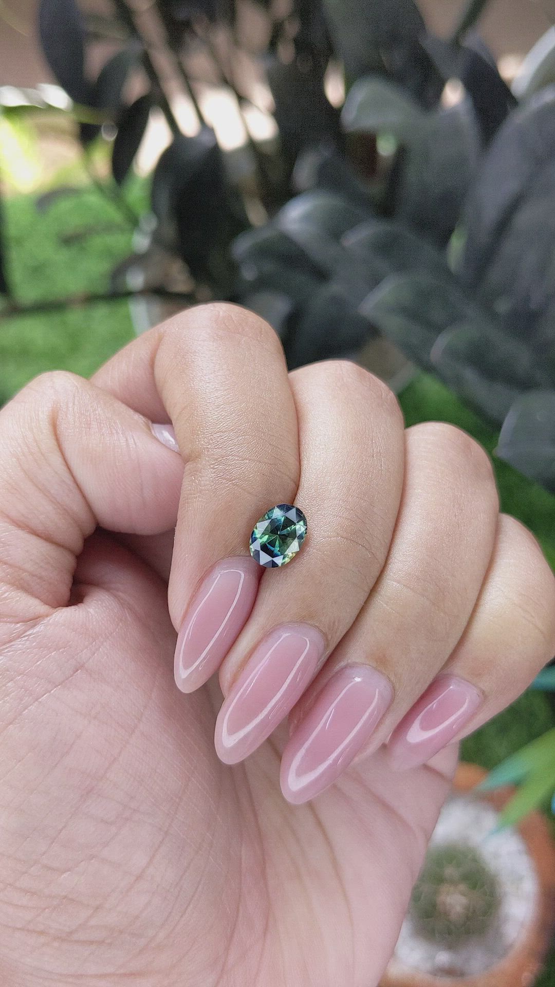 1.58 Ct. Bi Color / Parti Sapphire from Madagascar Size Video