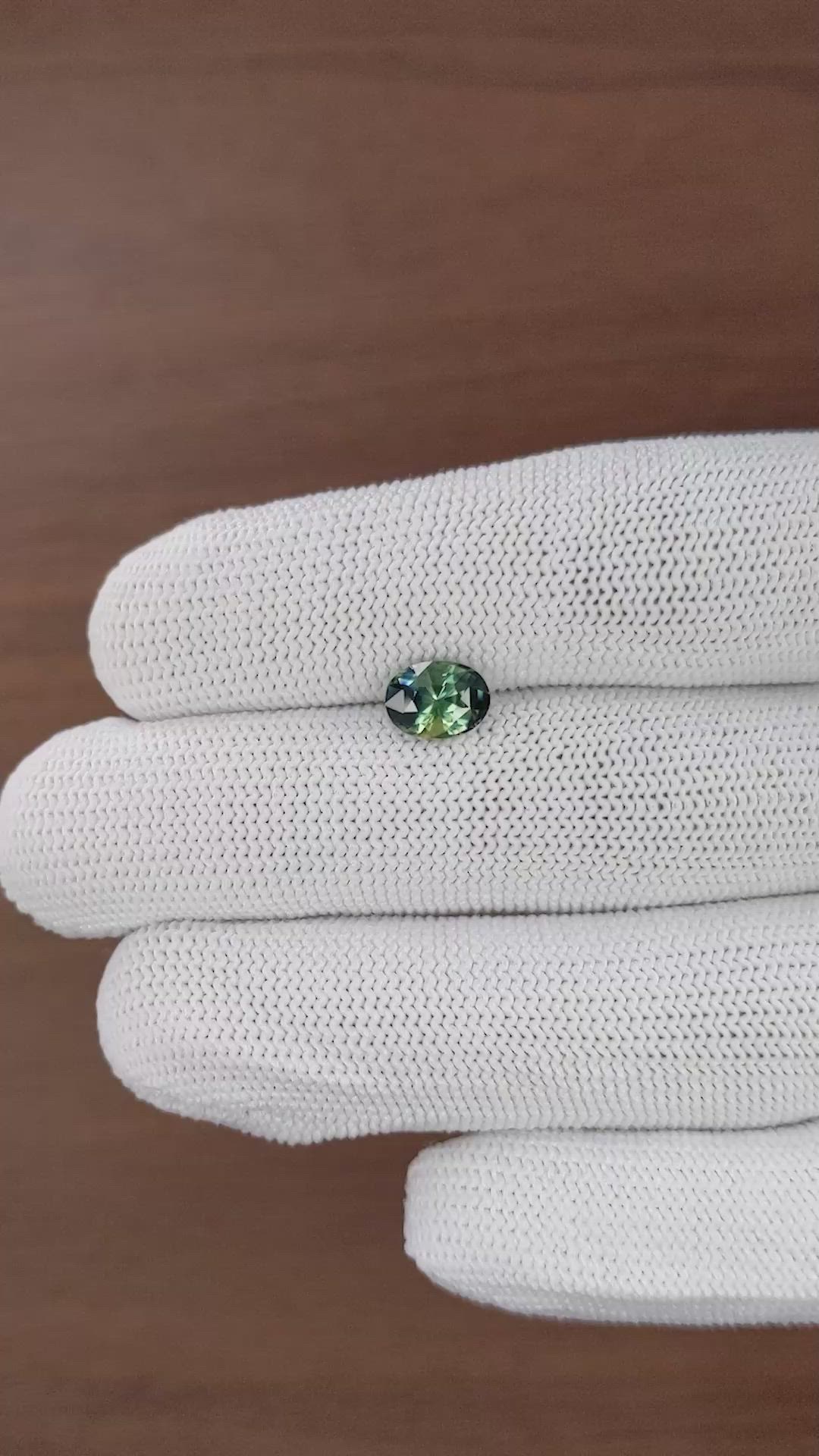 1.58 Ct. Bi Color / Parti Sapphire from Madagascar Size Video