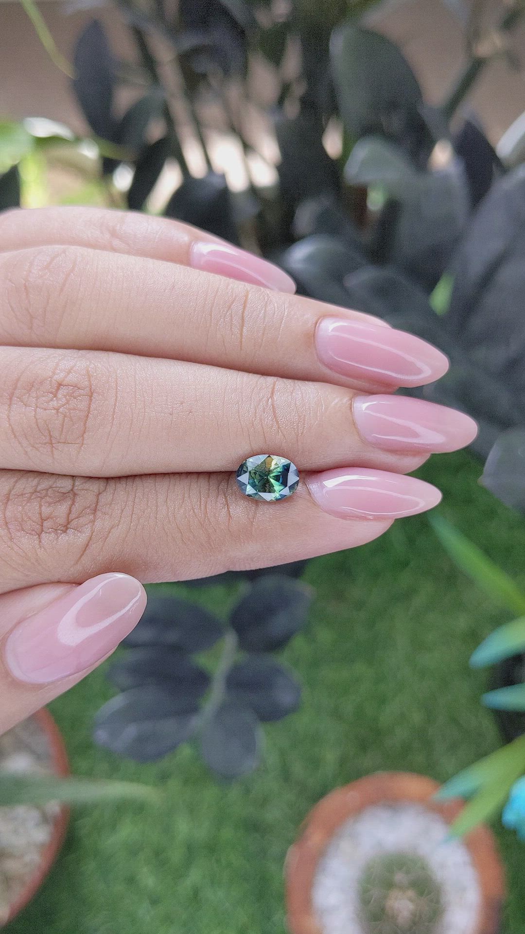 1.58 Ct. Bi Color / Parti Sapphire from Madagascar Size Video