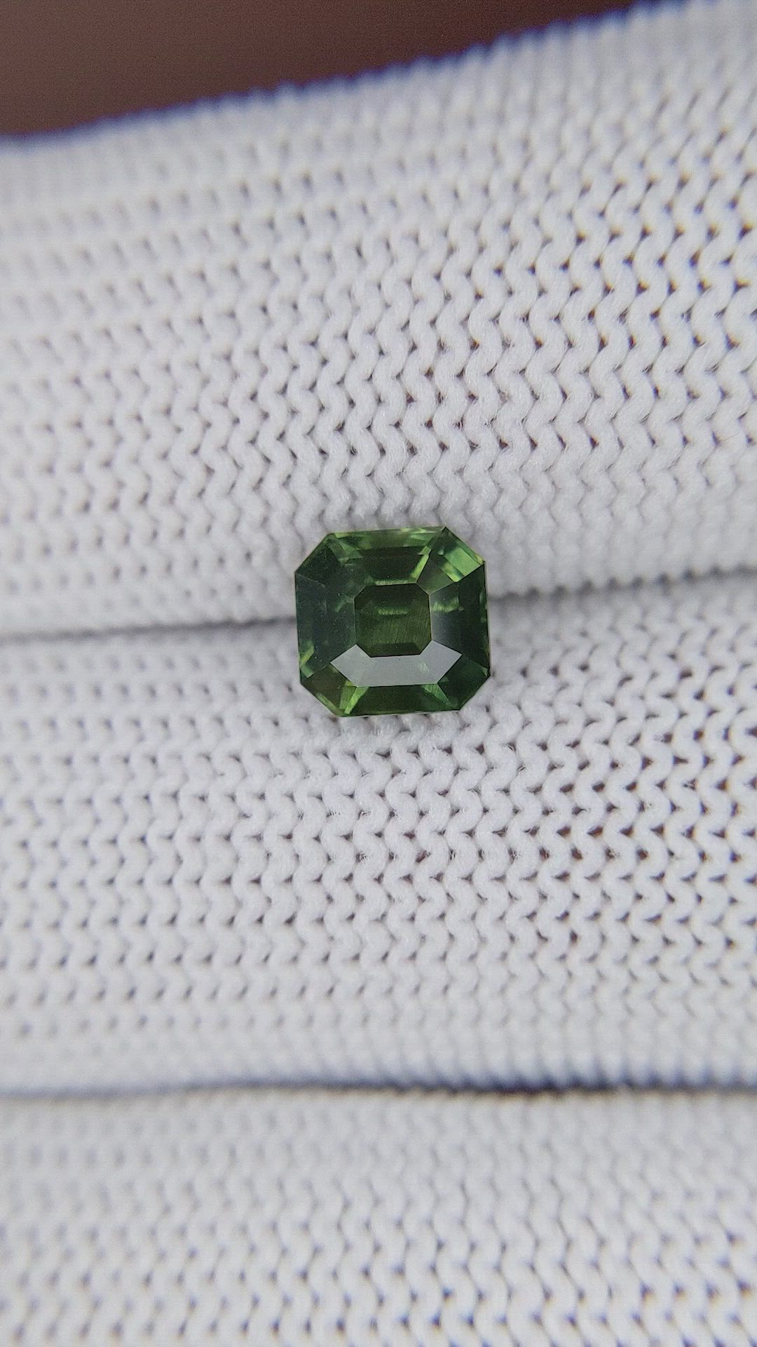 1.66 Ct. Green Sapphire from Madagascar Size Video