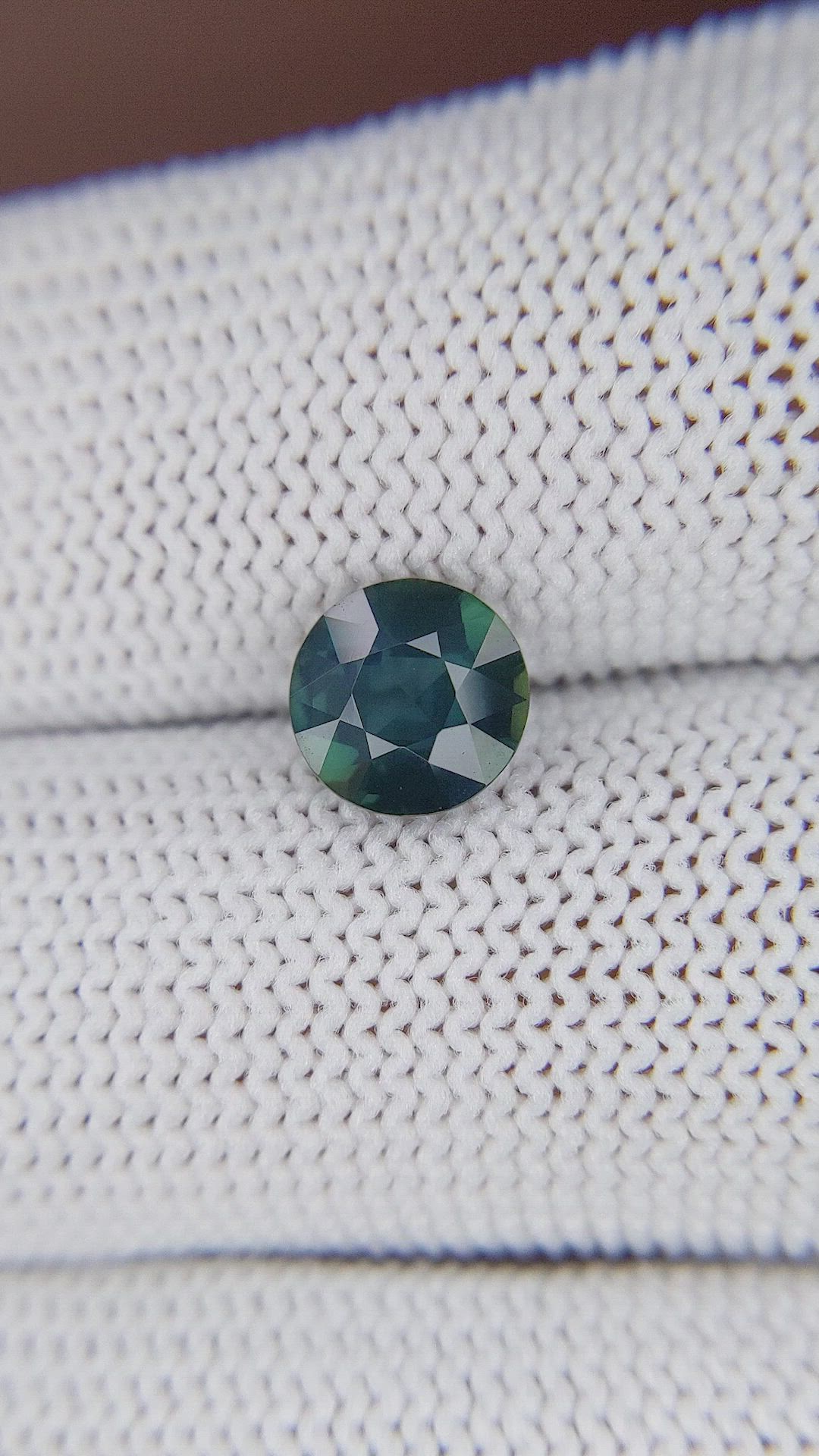 1.72 Ct. Greenish Blue Sapphire from Madagascar Size Video
