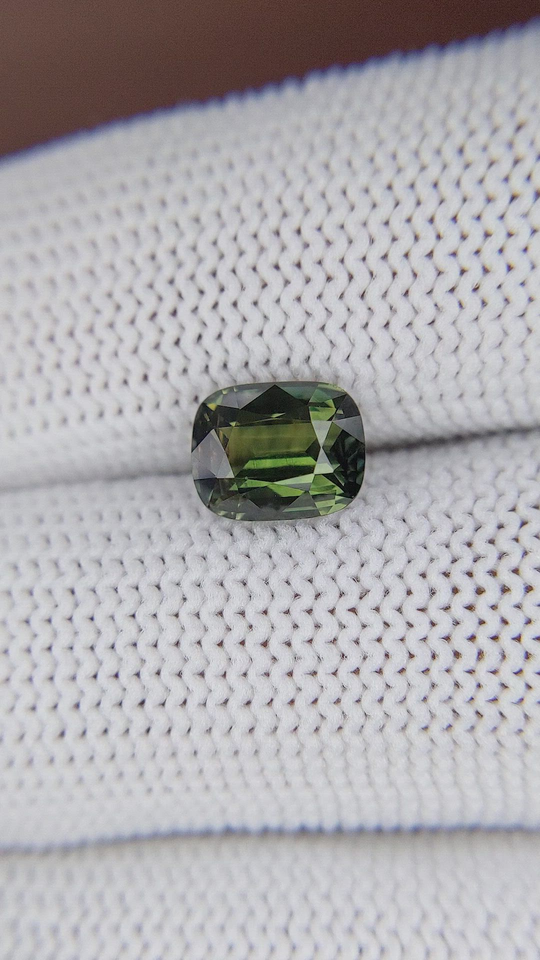 1.99 Ct. Yellowish Green Sapphire from Madagascar Size Video