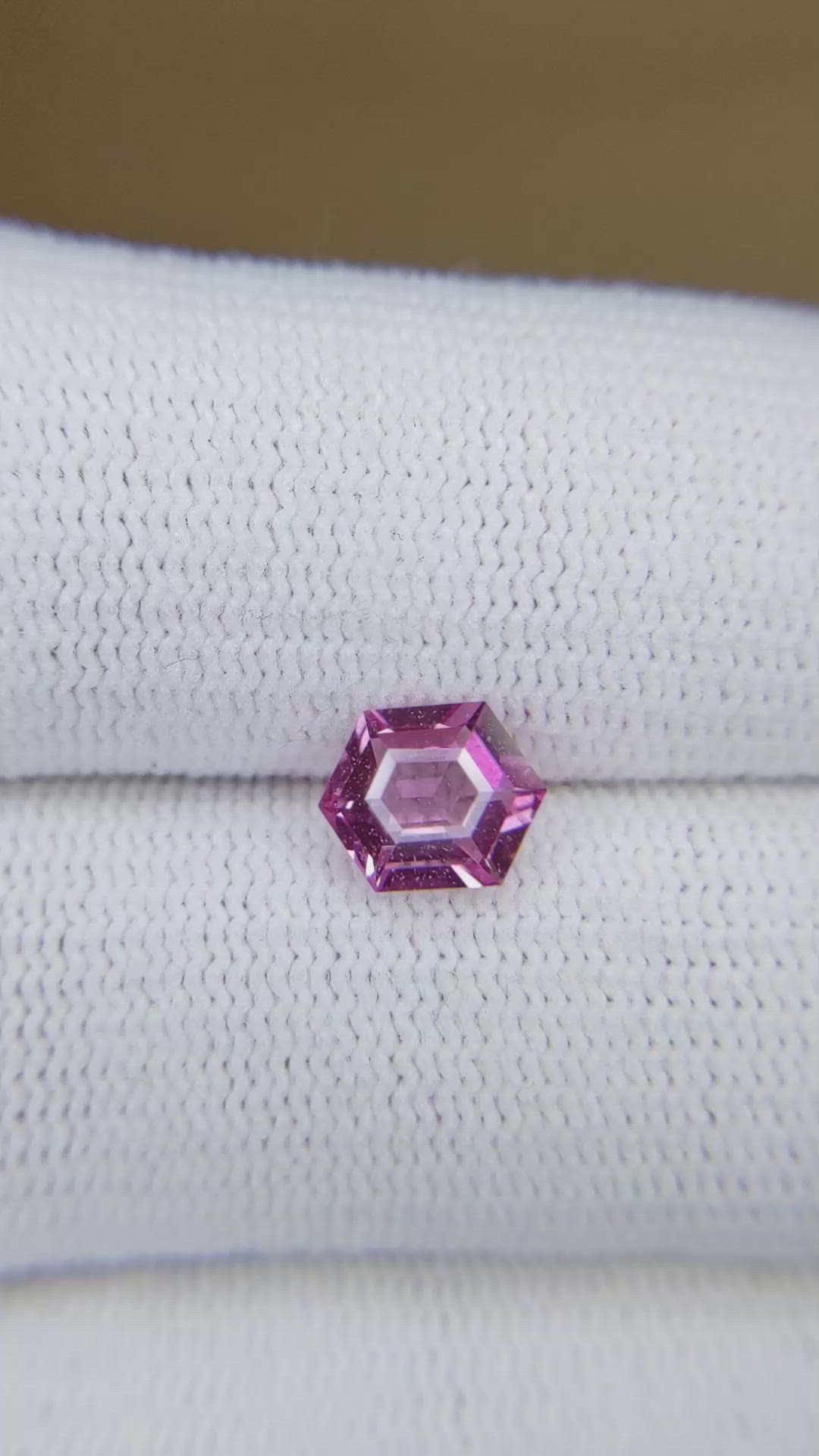 1.29 Ct. Pink Sapphire from Madagascar Size Video