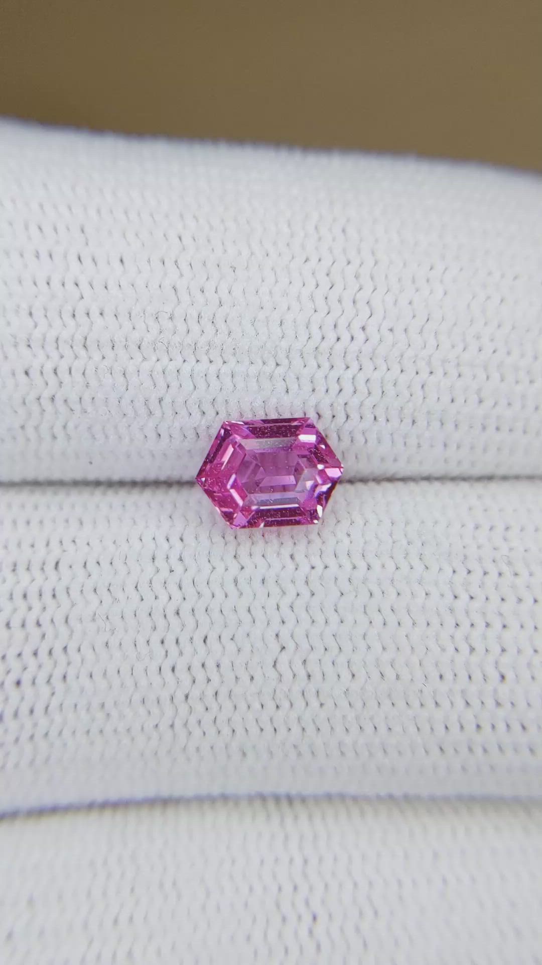 1.53 Ct. Pink Sapphire from Madagascar Size Video