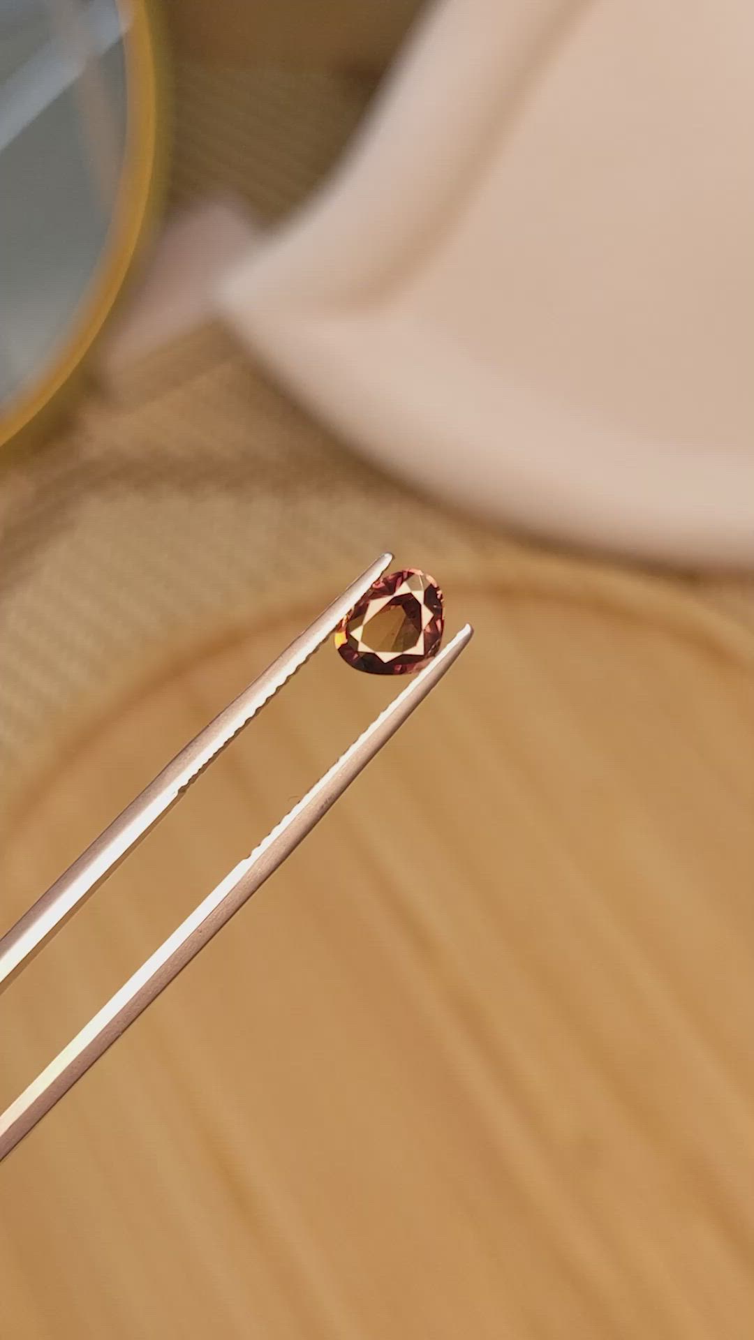 1.09 Ct. Color Change Sapphire from Ceylon (Sri Lanka) Size Video