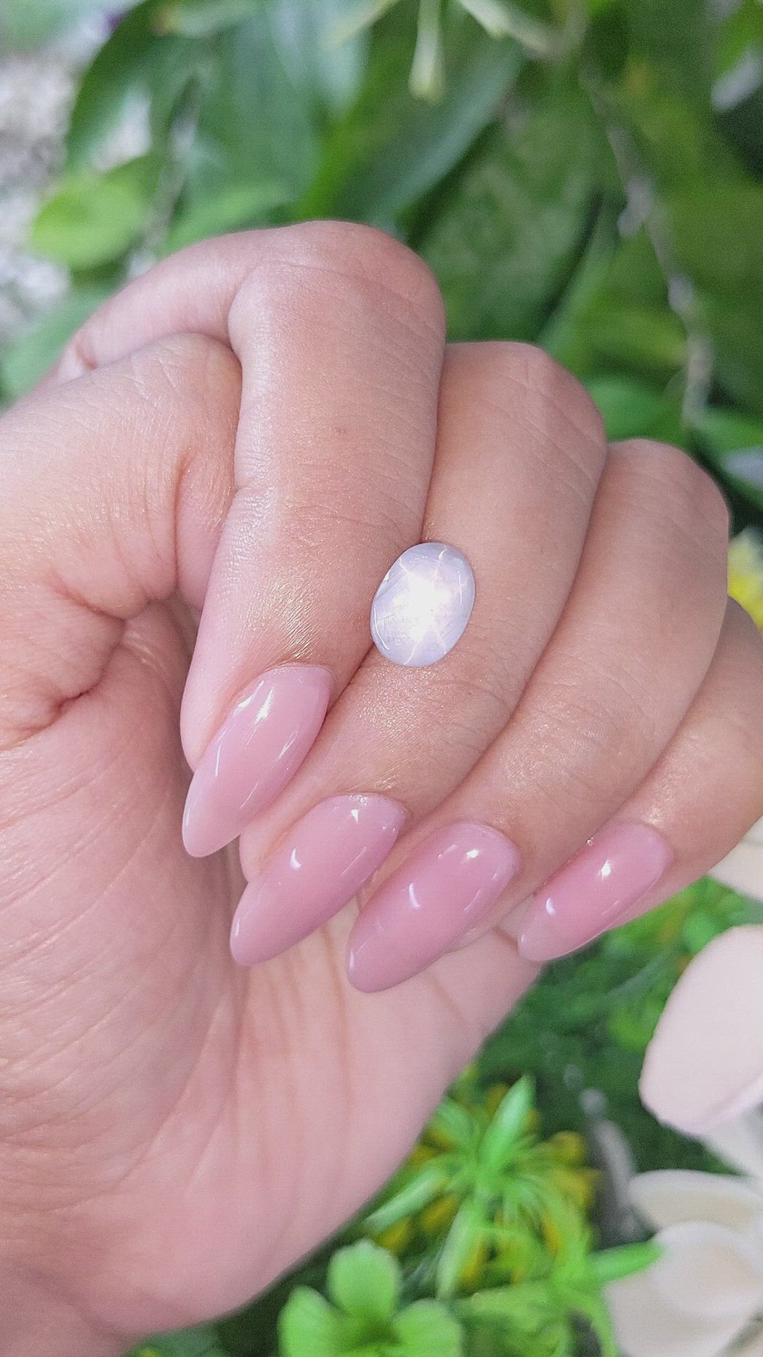 3.04 Ct. Grey Star Sapphire from Ceylon (Sri Lanka) Size Video