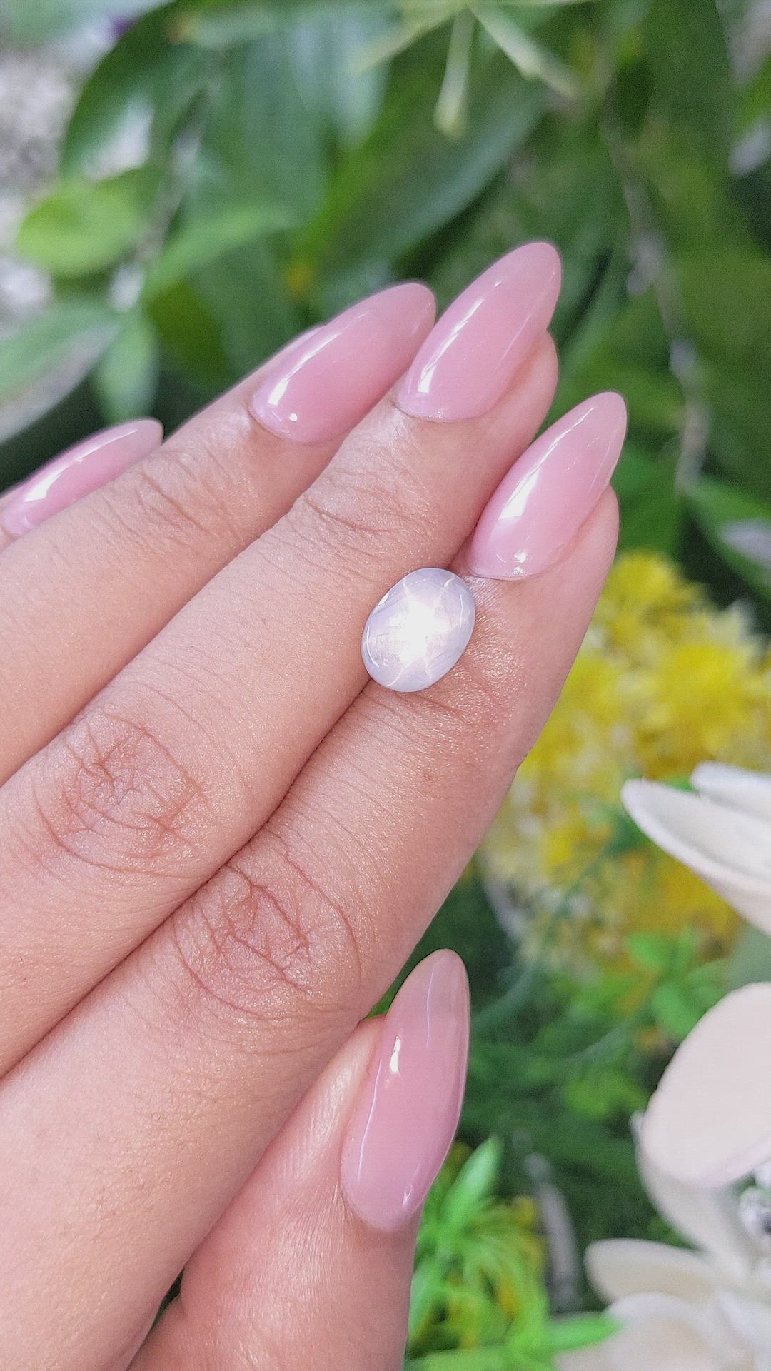 3.04 Ct. Grey Star Sapphire from Ceylon (Sri Lanka) Size Video