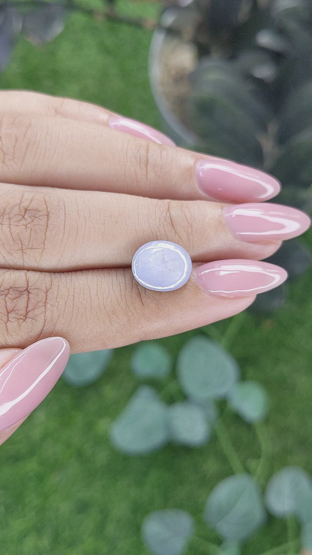 5.07 Ct. Grey Star Sapphire from Ceylon (Sri Lanka) Size Video