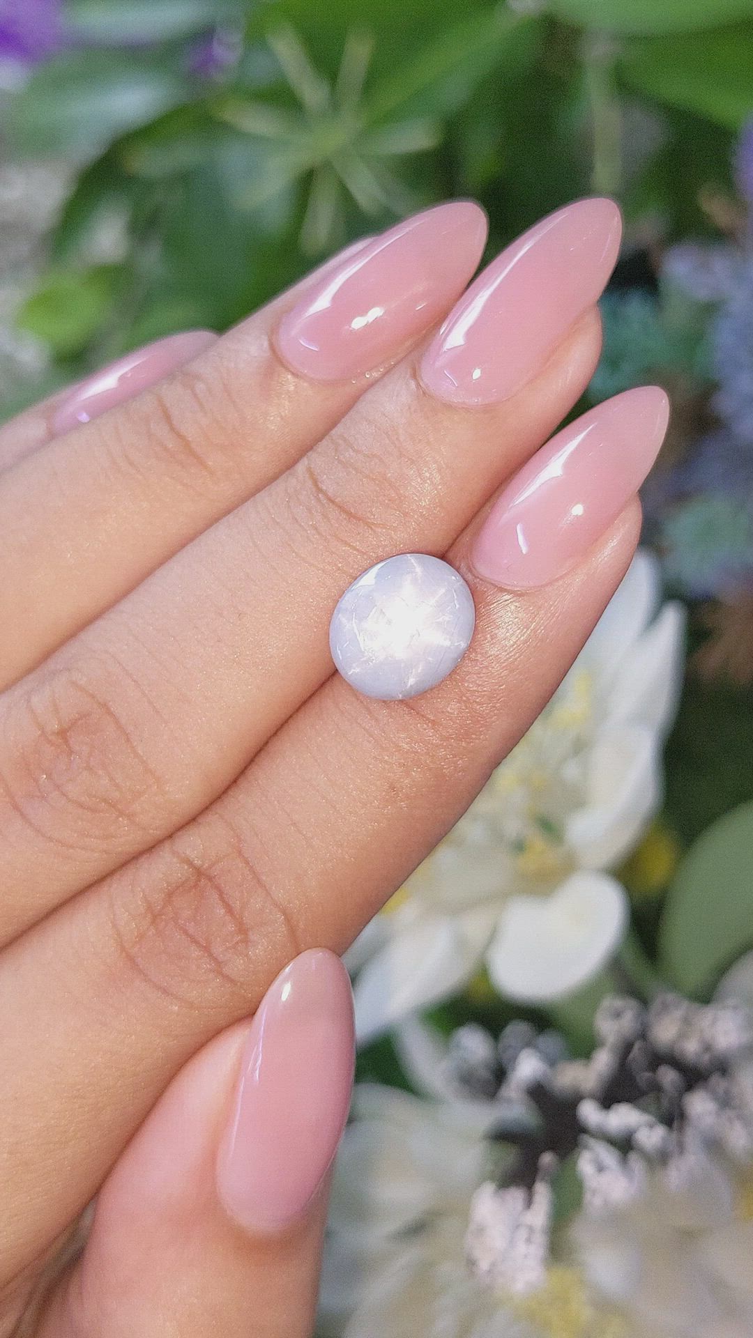 5.07 Ct. Grey Star Sapphire from Ceylon (Sri Lanka) Size Video