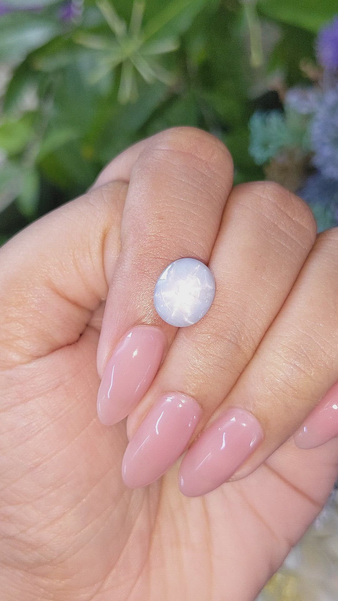 5.07 Ct. Grey Star Sapphire from Ceylon (Sri Lanka) Size Video