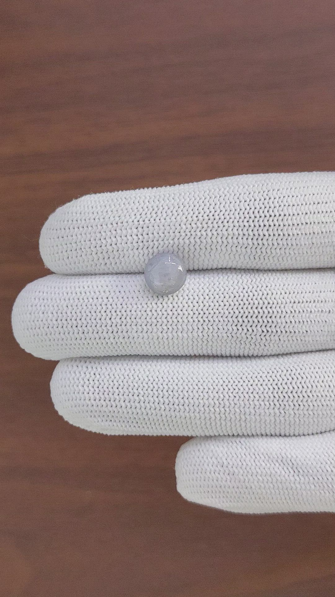 3.14 Ct. Grey Star Sapphire from Ceylon (Sri Lanka) Size Video