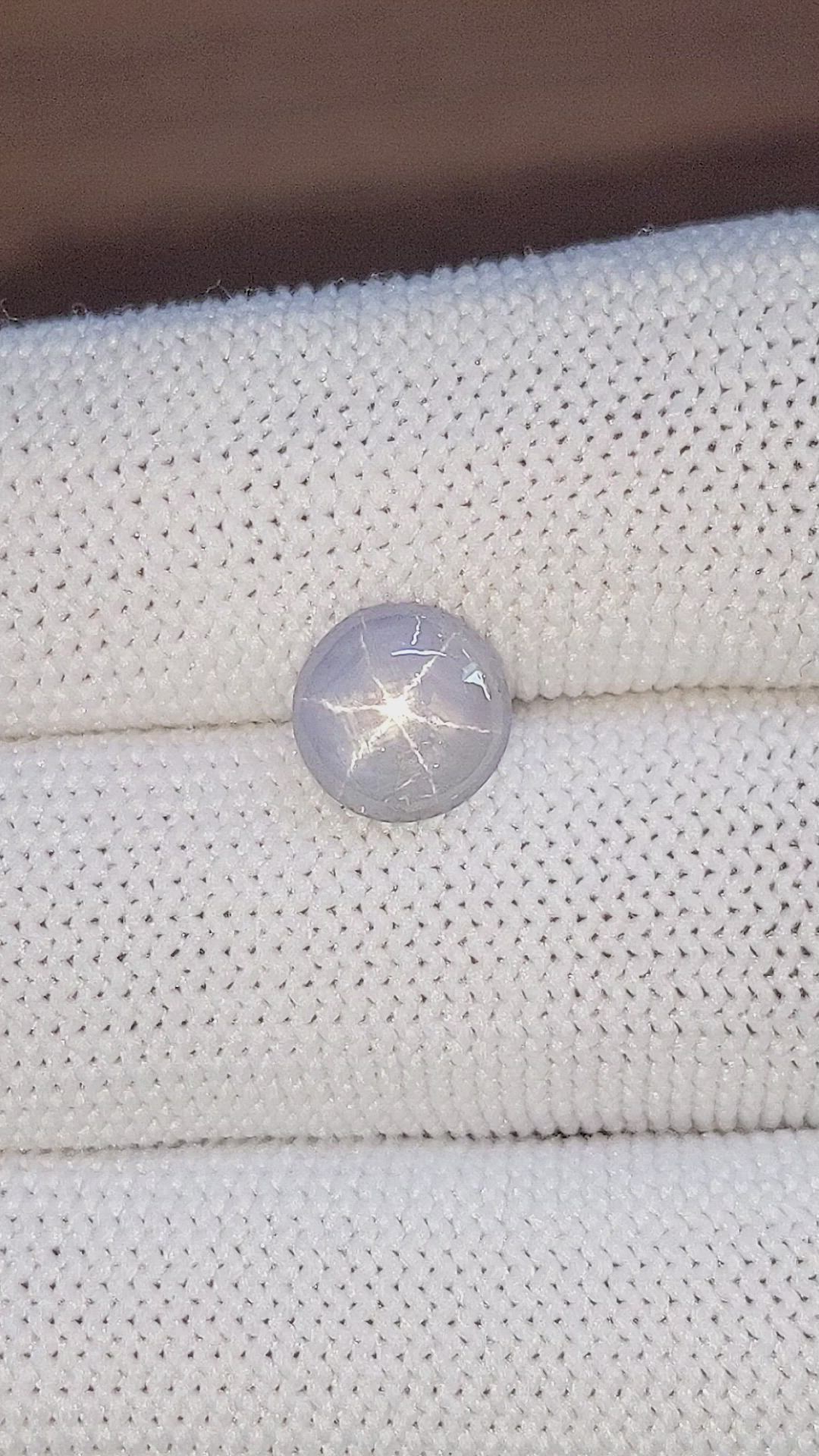 3.14 Ct. Grey Star Sapphire from Ceylon (Sri Lanka) Size Video