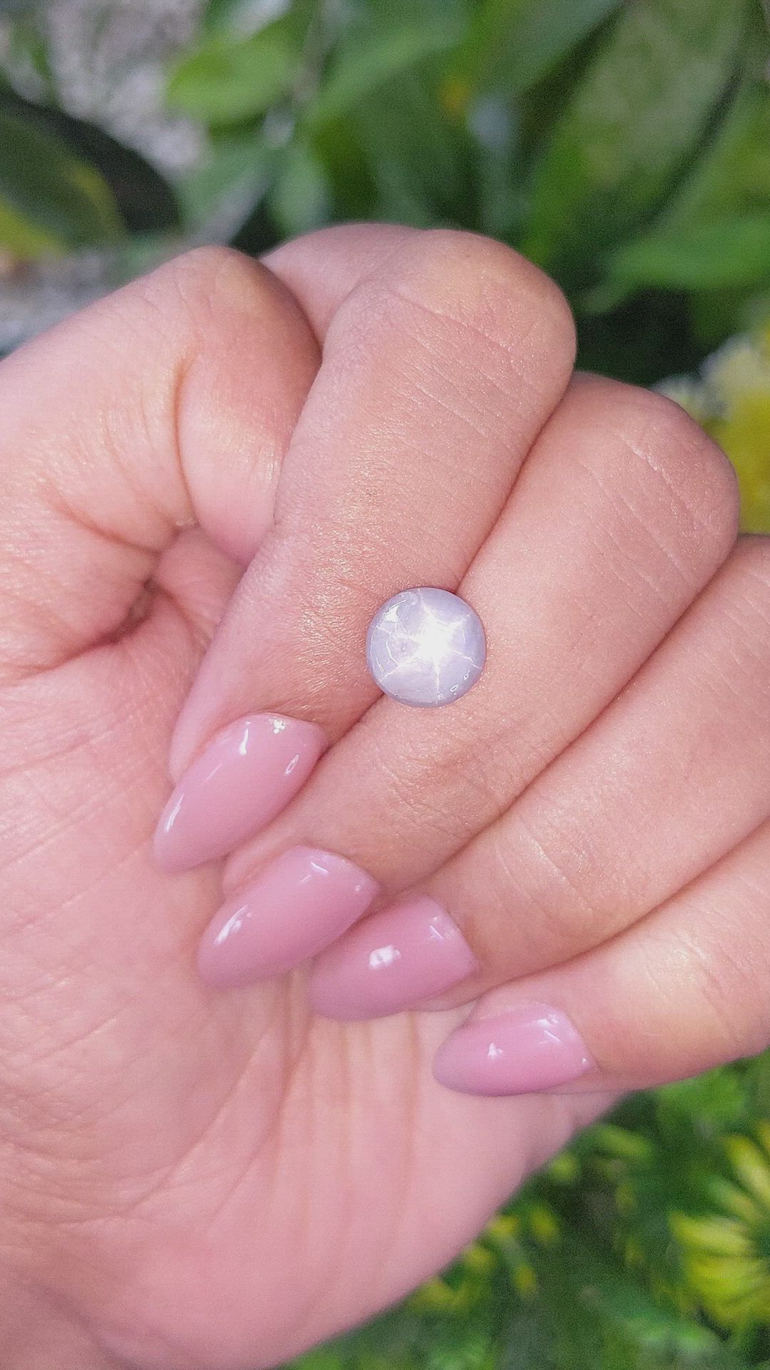3.14 Ct. Grey Star Sapphire from Ceylon (Sri Lanka) Size Video