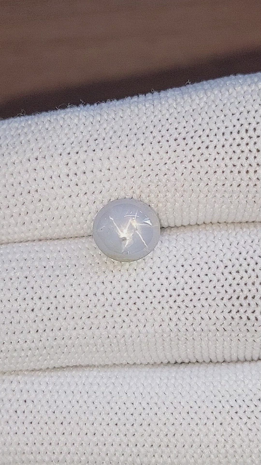 4.28 Ct. Grey Star Sapphire from Ceylon (Sri Lanka) Size Video