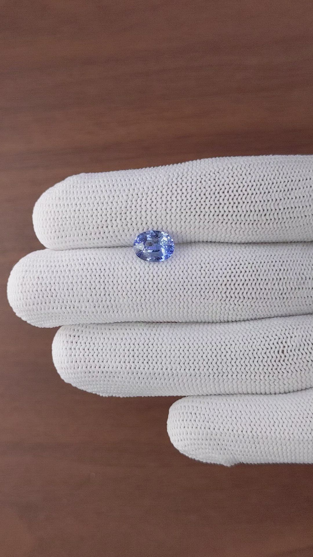 2.05 Ct. Blue Sapphire from Ceylon (Sri Lanka) Size Video
