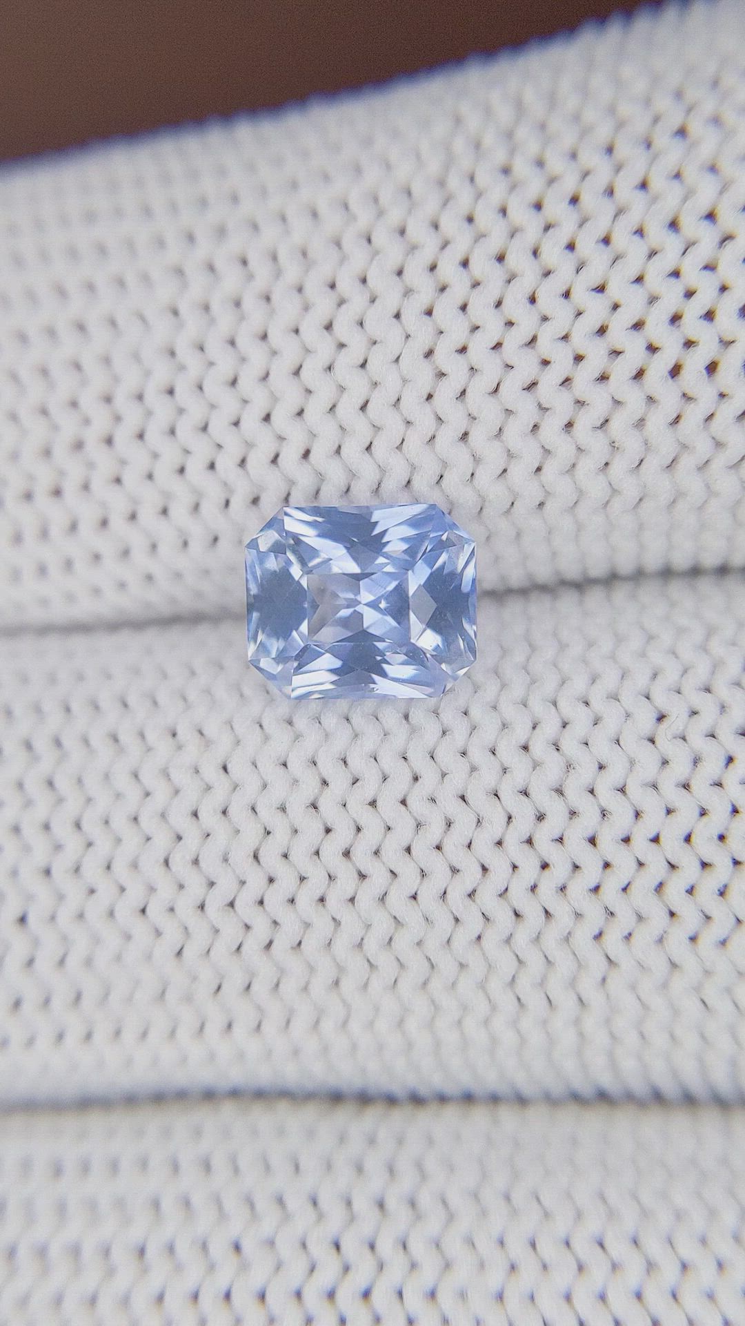 2.06 Ct. Blue Sapphire from Ceylon (Sri Lanka) Size Video