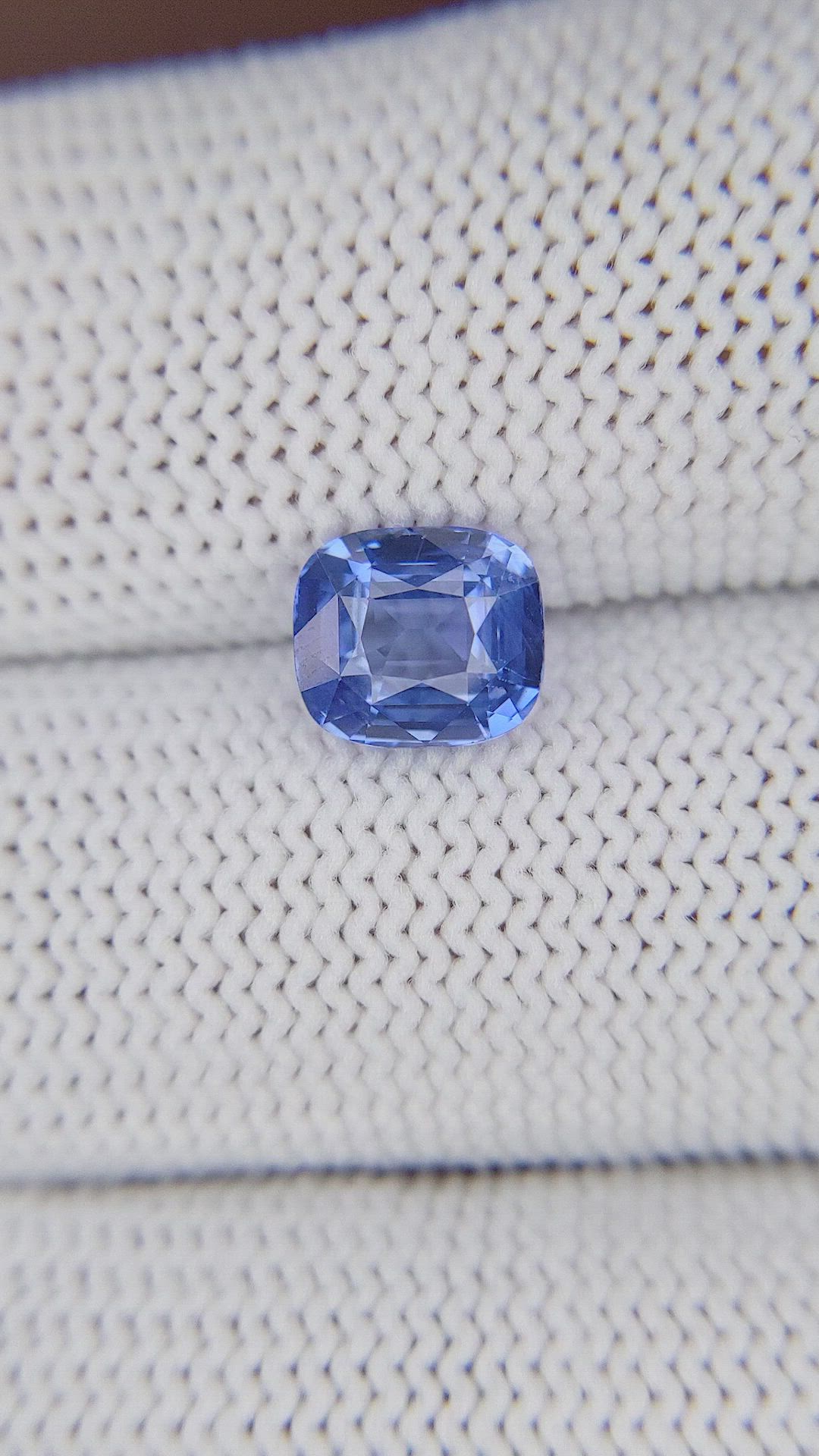 2.03 Ct. Blue Sapphire from Ceylon (Sri Lanka) Size Video