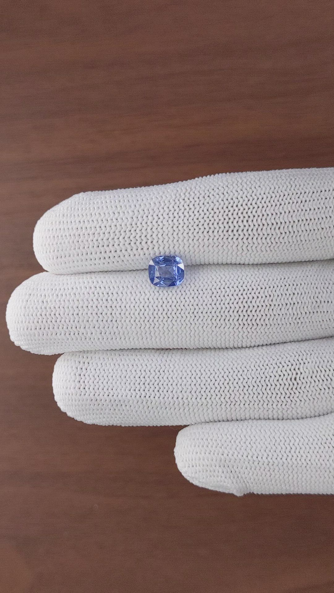 2.03 Ct. Blue Sapphire from Ceylon (Sri Lanka) Size Video