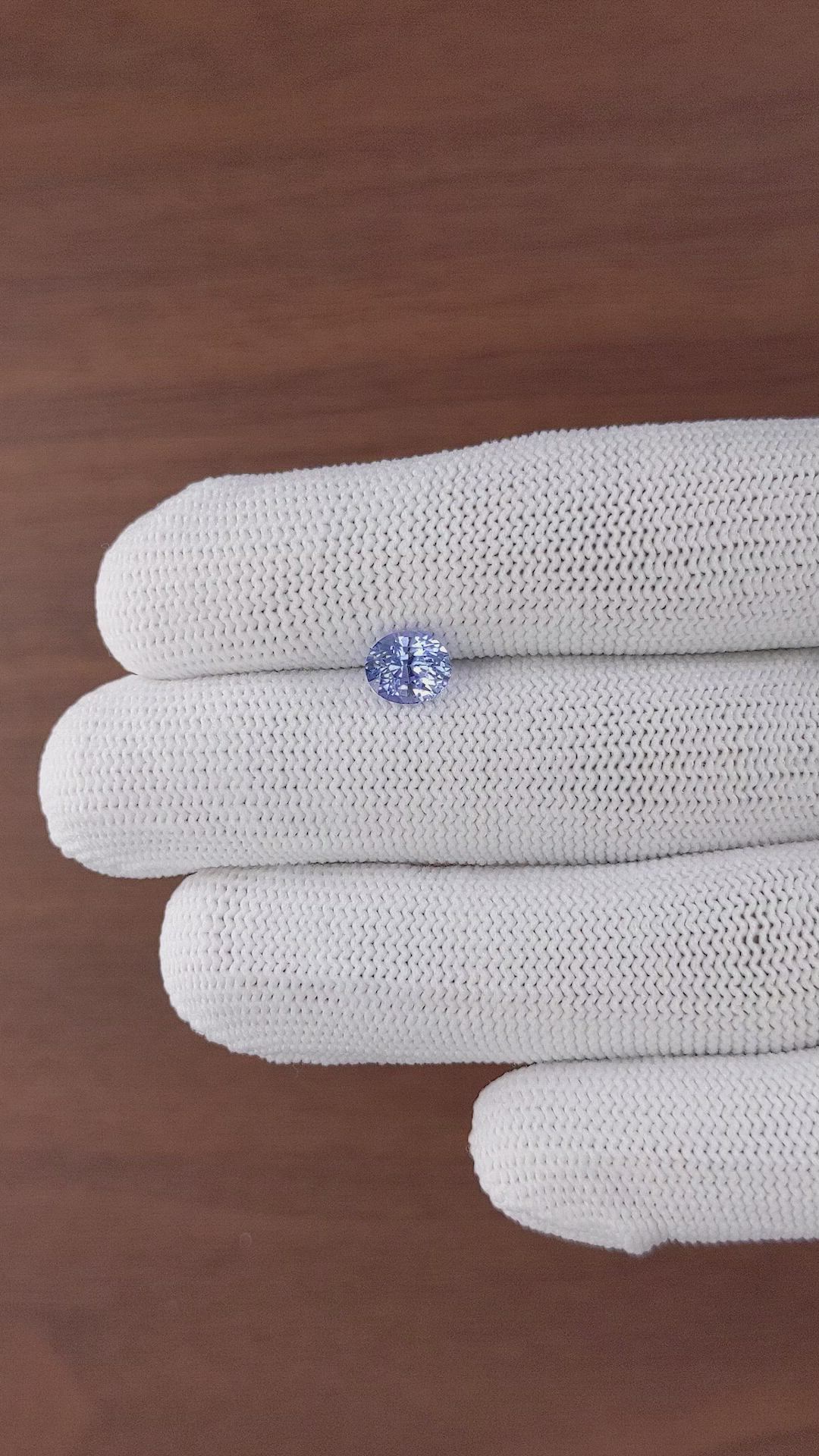 1.62 Ct. Blue Sapphire from Ceylon (Sri Lanka) Size Video