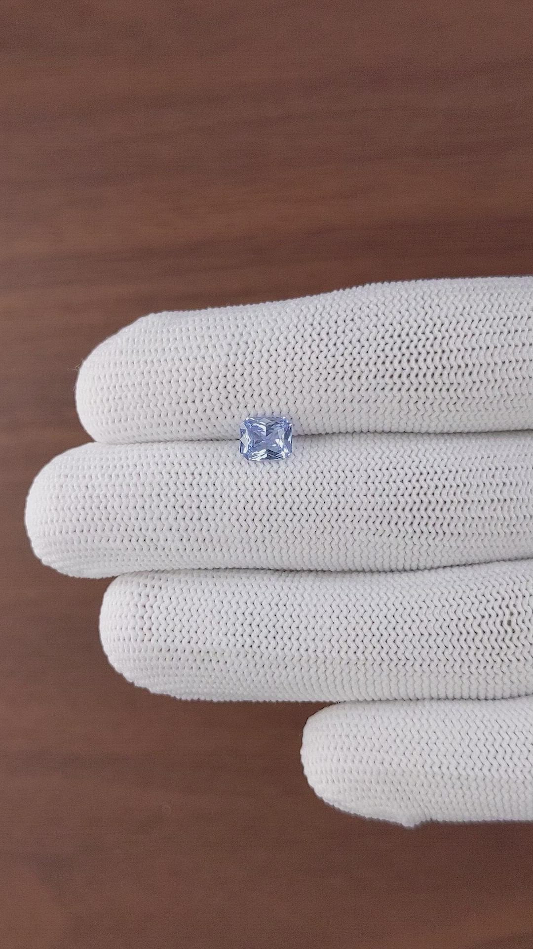 1.14 Ct. Blue Sapphire from Ceylon (Sri Lanka) Size Video