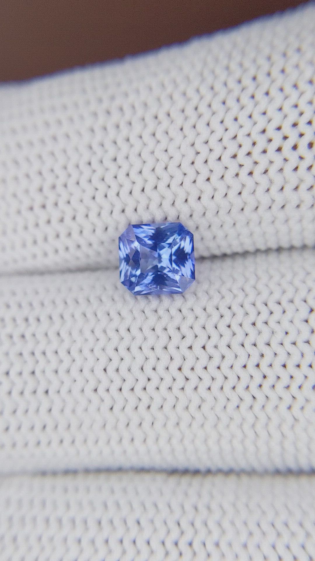 1.09 Ct. Blue Sapphire from Ceylon (Sri Lanka) Size Video