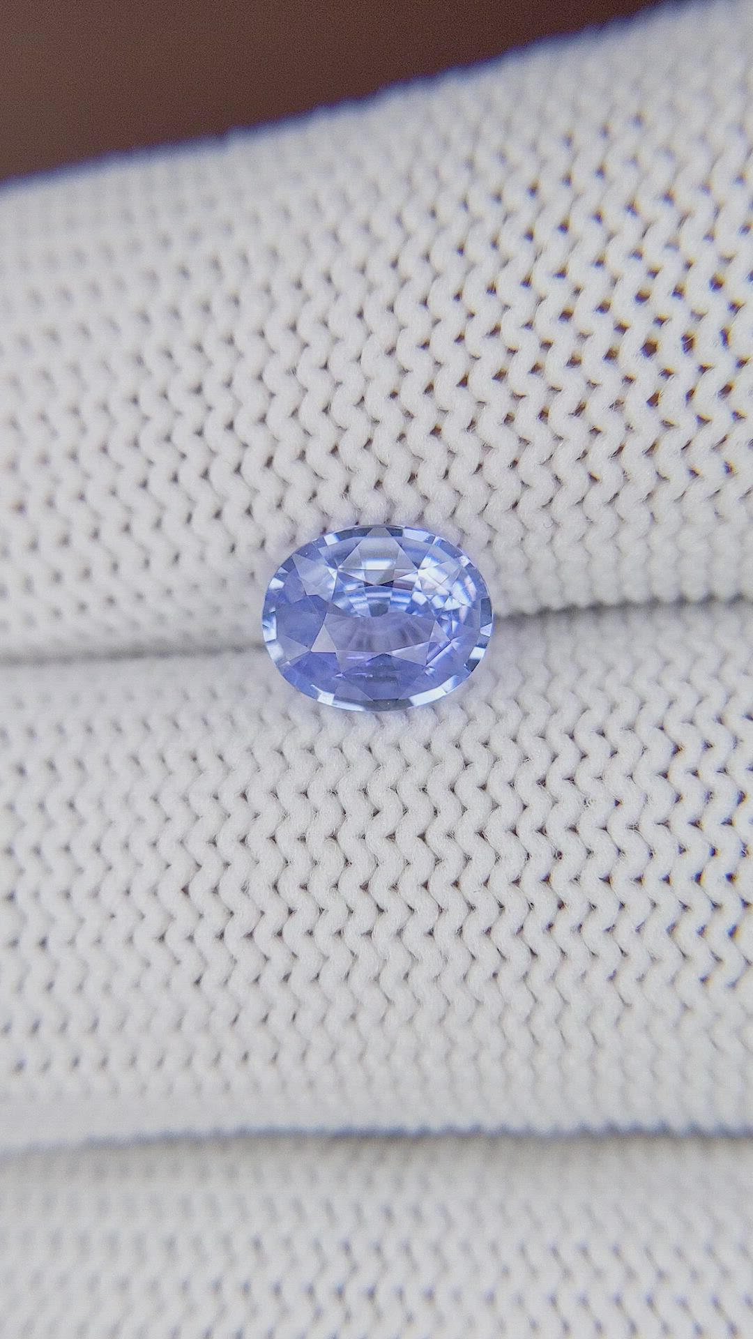 1.31 Ct. Blue Sapphire from Ceylon (Sri Lanka) Size Video