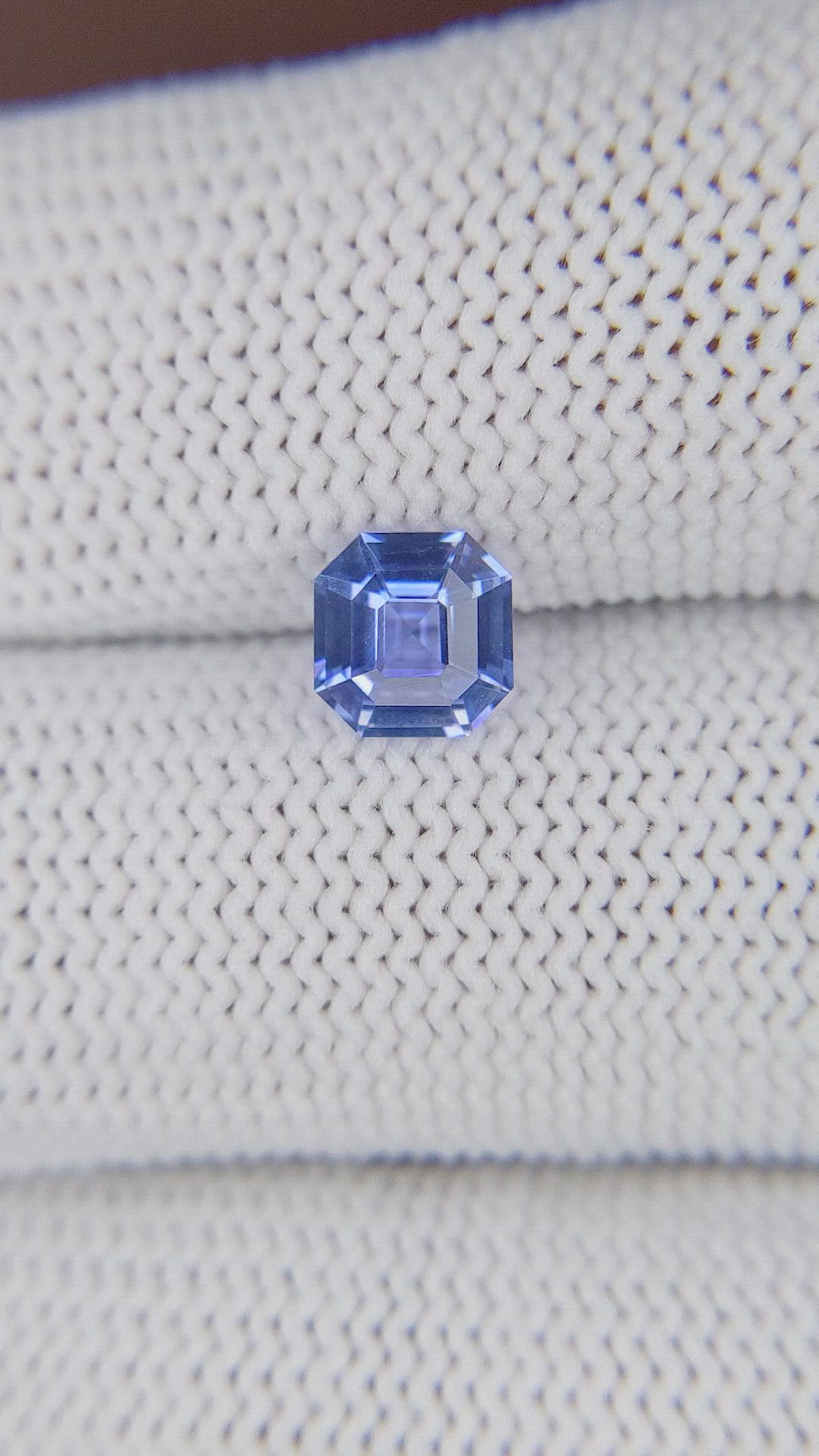 1.13 Ct. Blue Sapphire from Ceylon (Sri Lanka) Size Video
