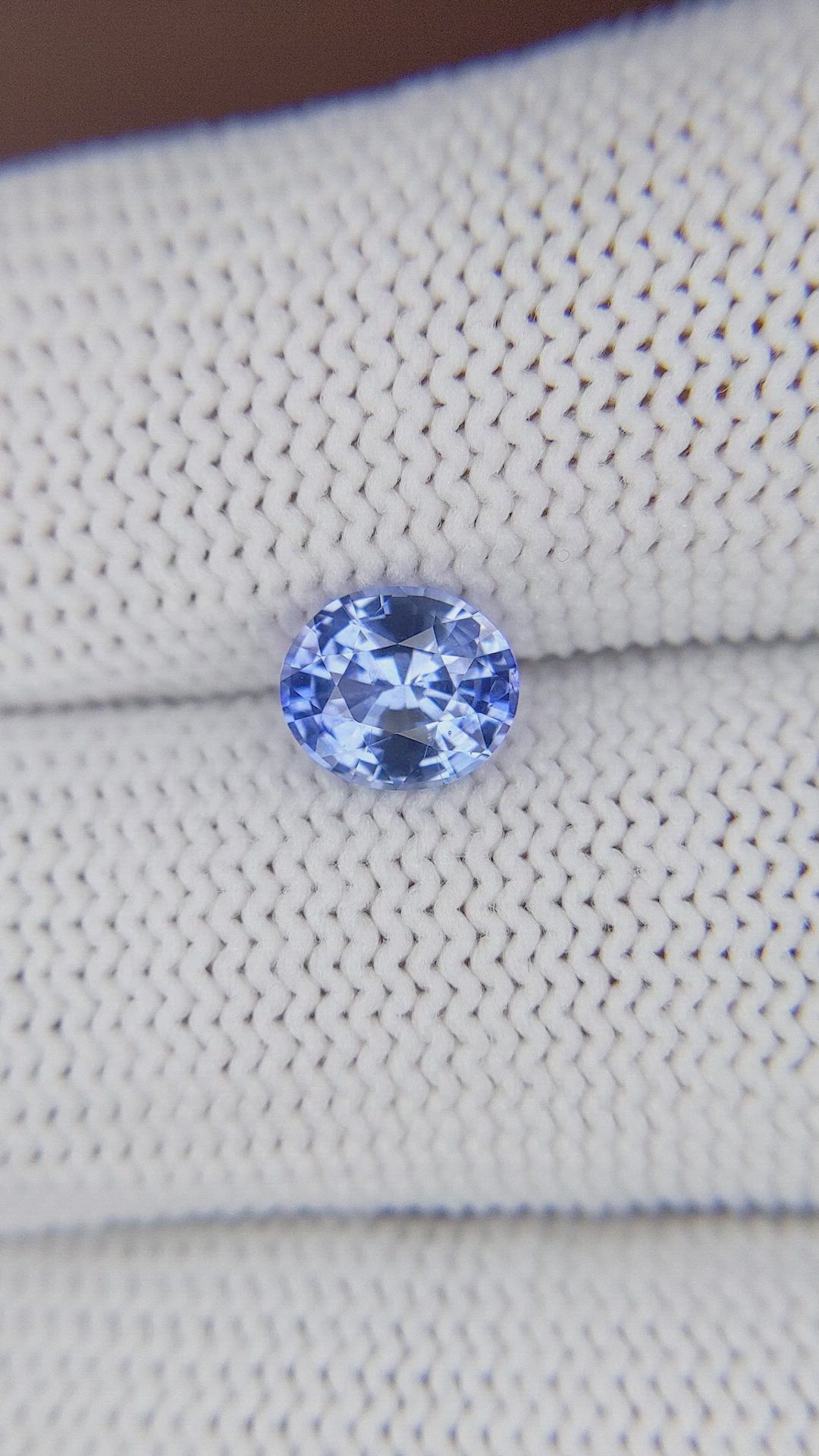 1.31 Ct. Blue Sapphire from Ceylon (Sri Lanka) Size Video