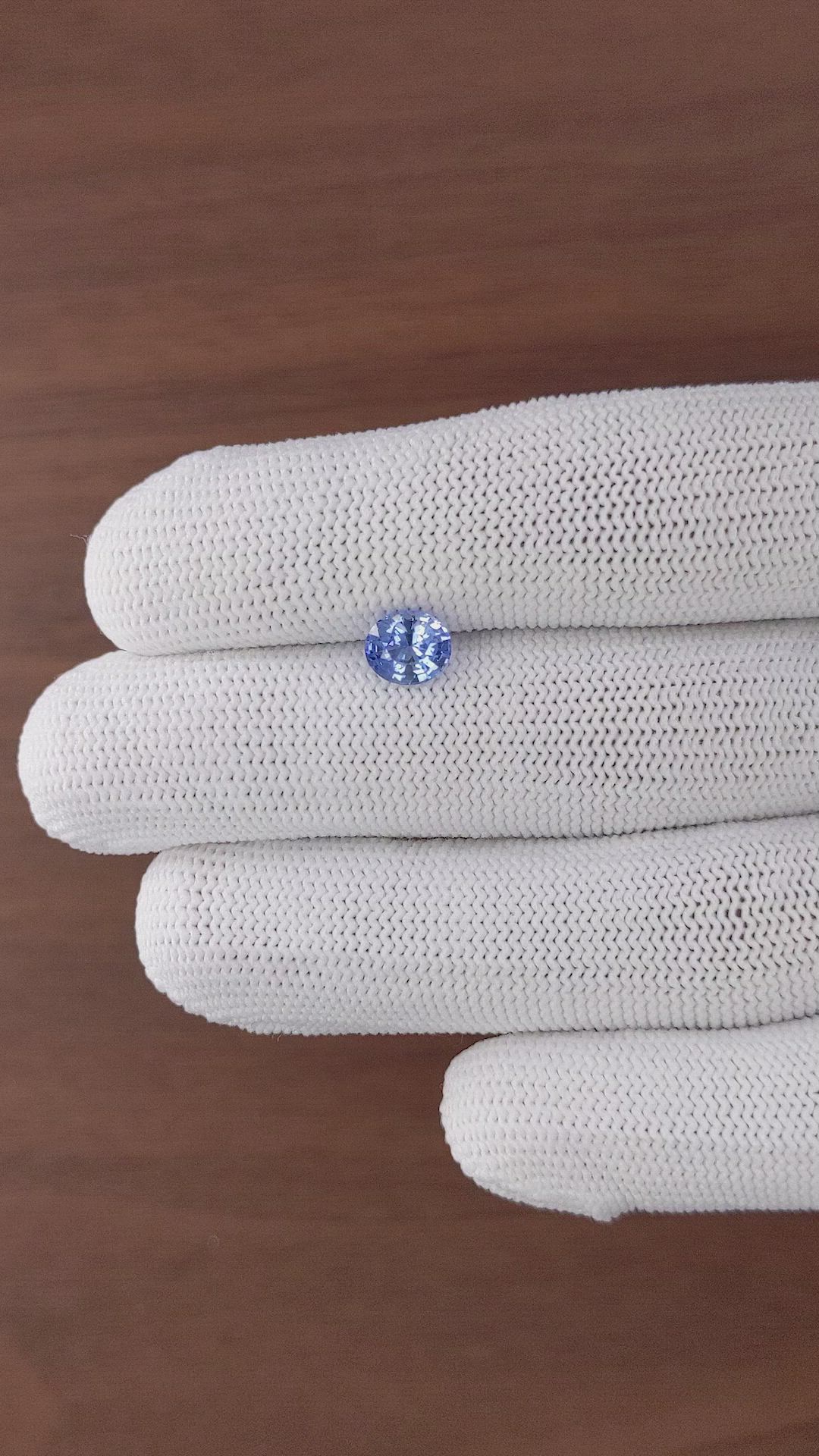 1.31 Ct. Blue Sapphire from Ceylon (Sri Lanka) Size Video