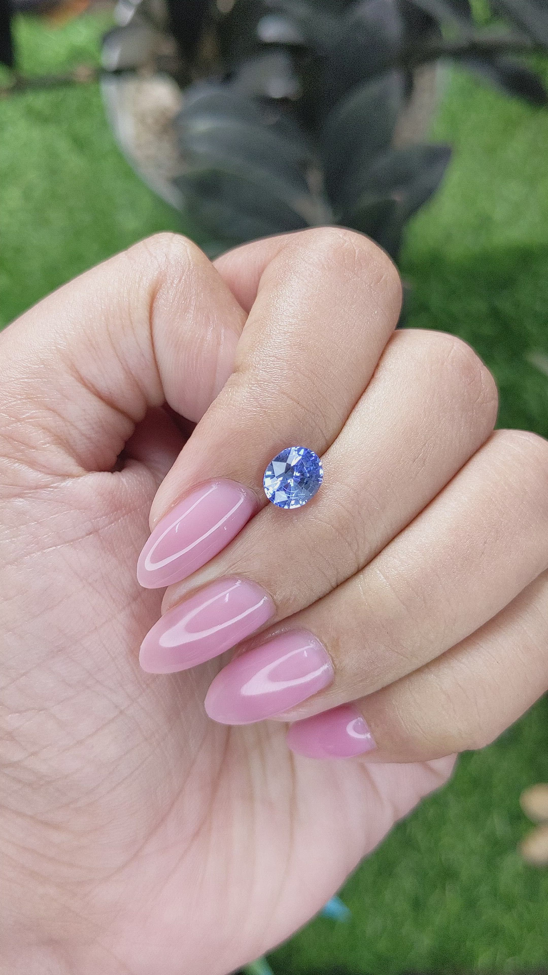 1.31 Ct. Blue Sapphire from Ceylon (Sri Lanka) Size Video