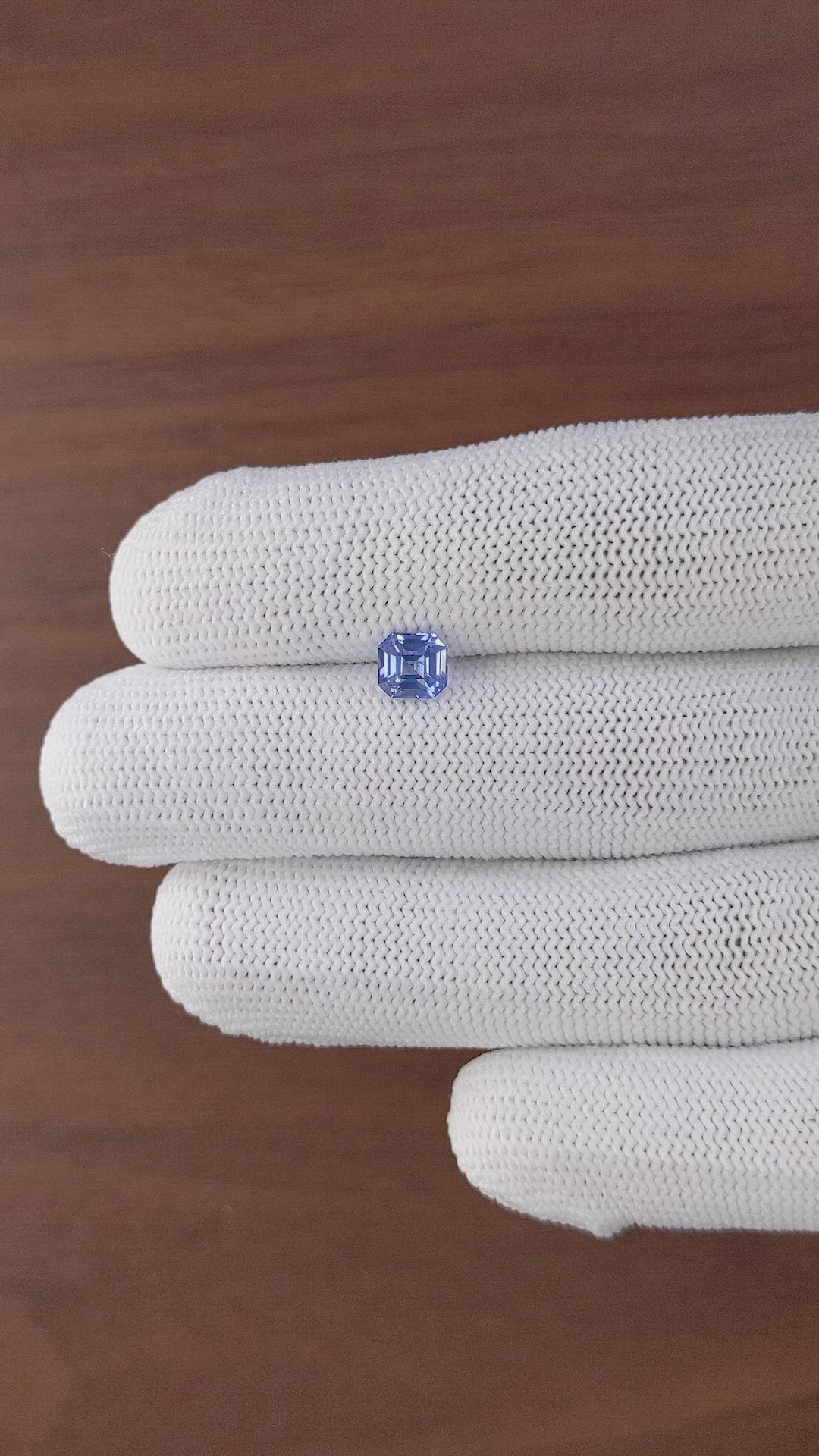 1.20 Ct. Blue Sapphire from Ceylon (Sri Lanka) Size Video