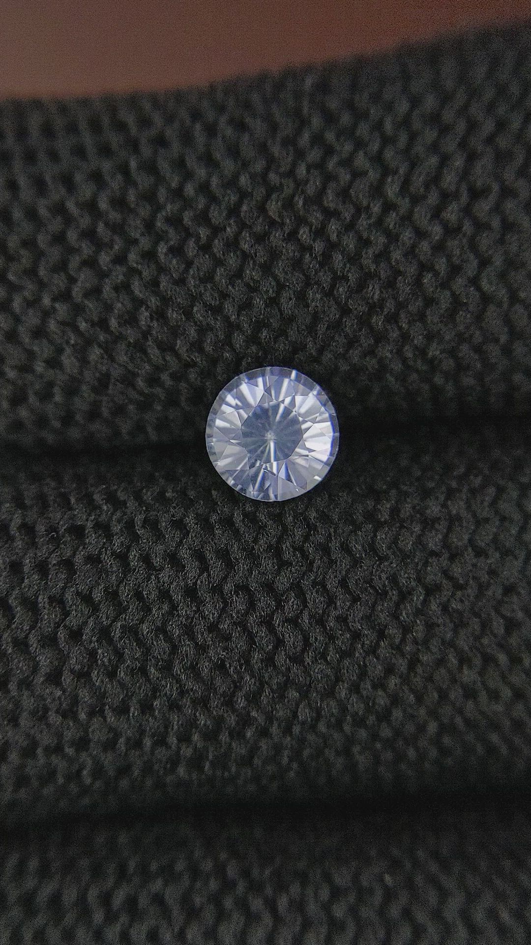 1.13 Ct. White Sapphire from Ceylon (Sri Lanka) Size Video