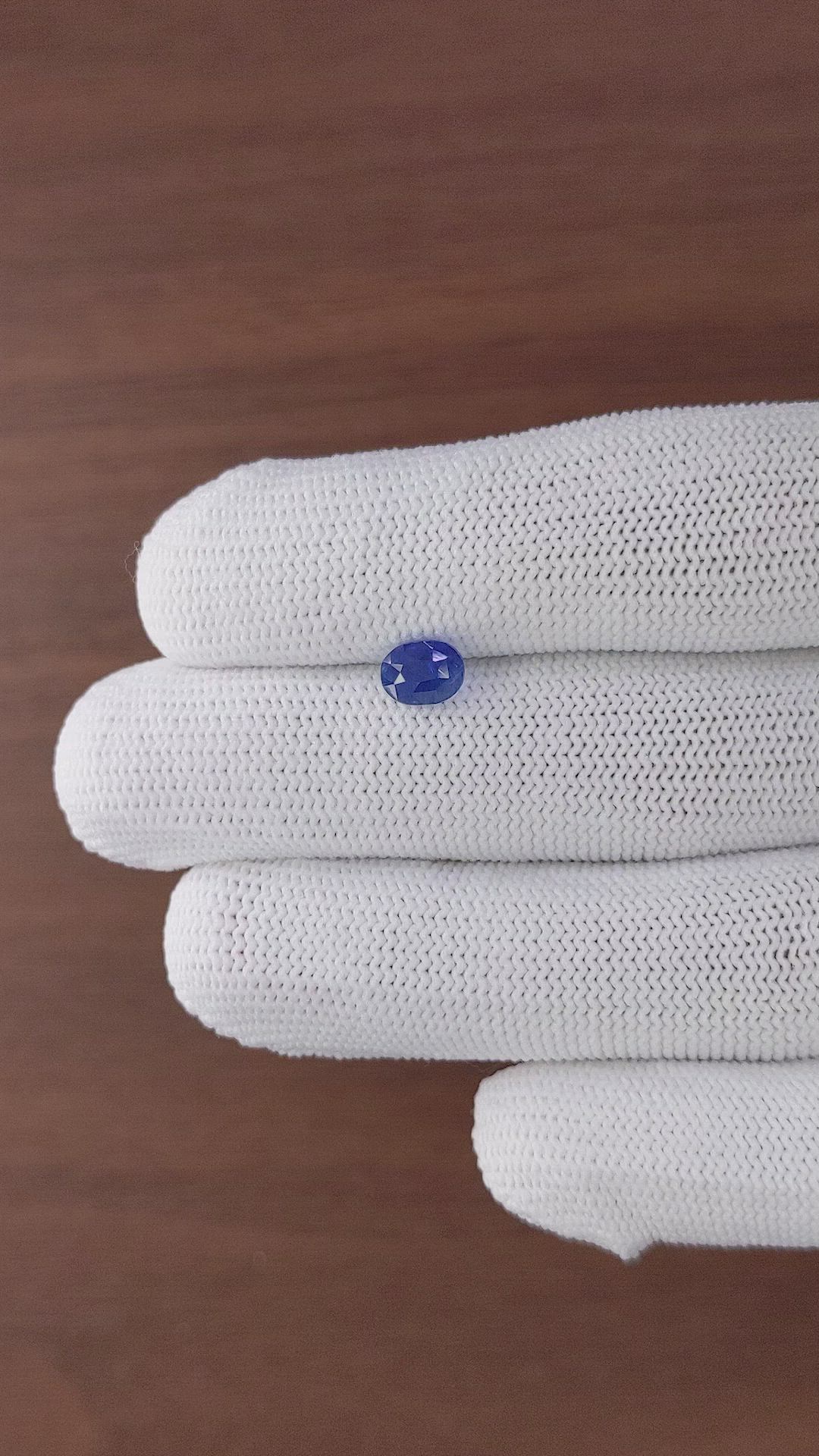 1.49 Ct. Blue Sapphire from Ceylon (Sri Lanka) Size Video