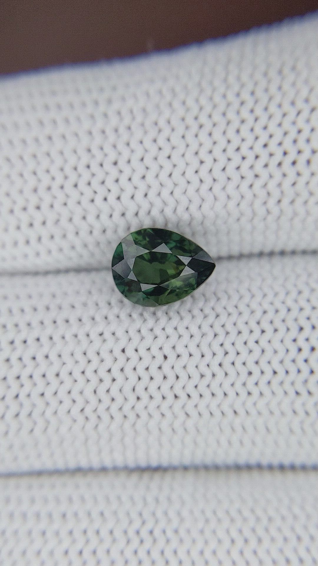 2.15 Ct. Bluish Green Sapphire from Madagascar Size Video