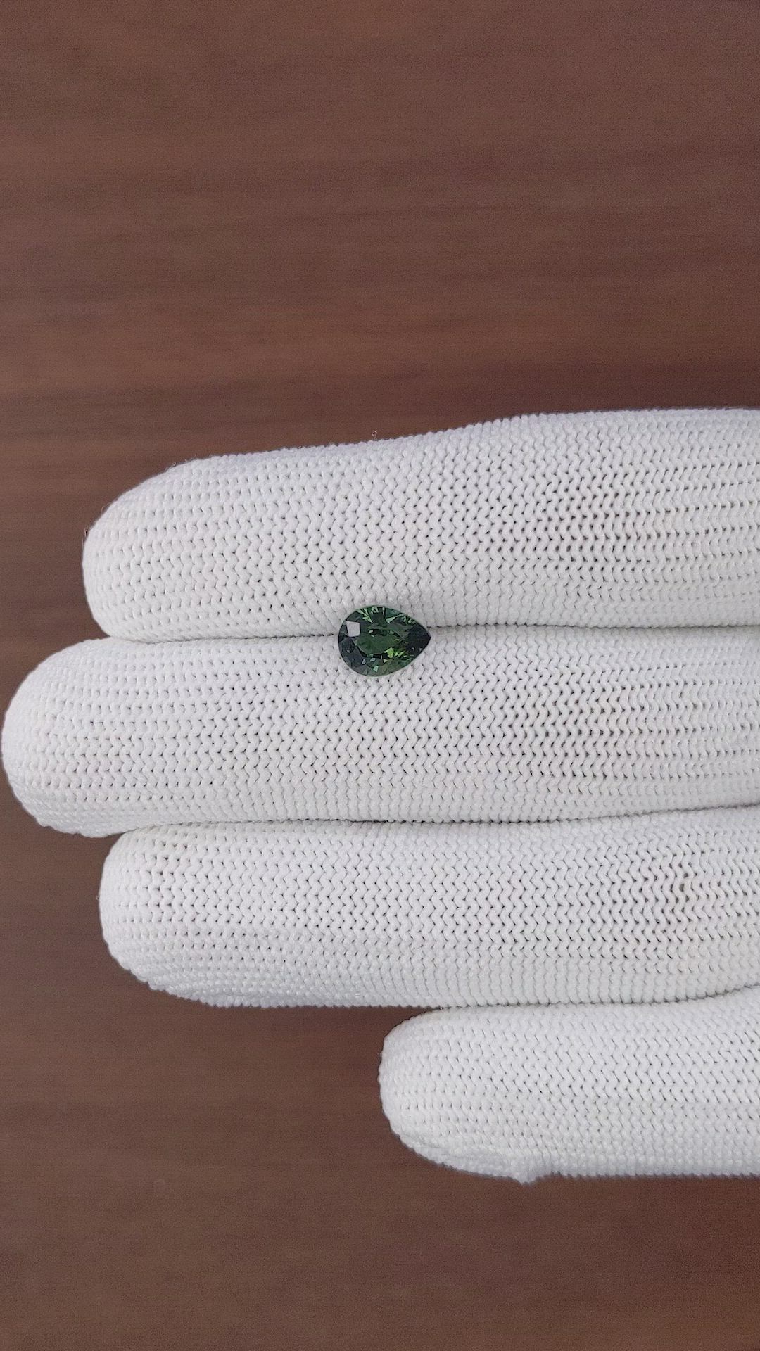 2.15 Ct. Bluish Green Sapphire from Madagascar Size Video