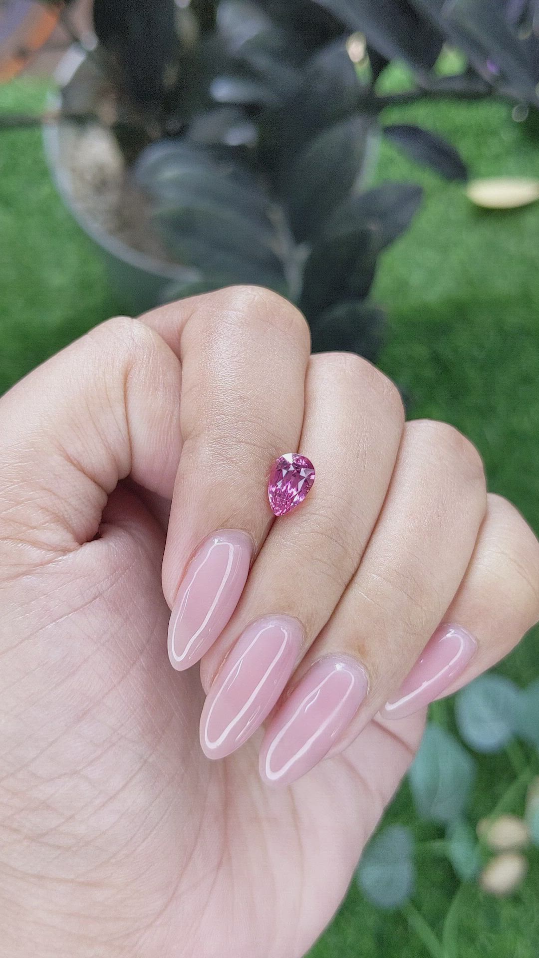 1.76 Ct. Purplish Pink Sapphire from Madagascar Size Video