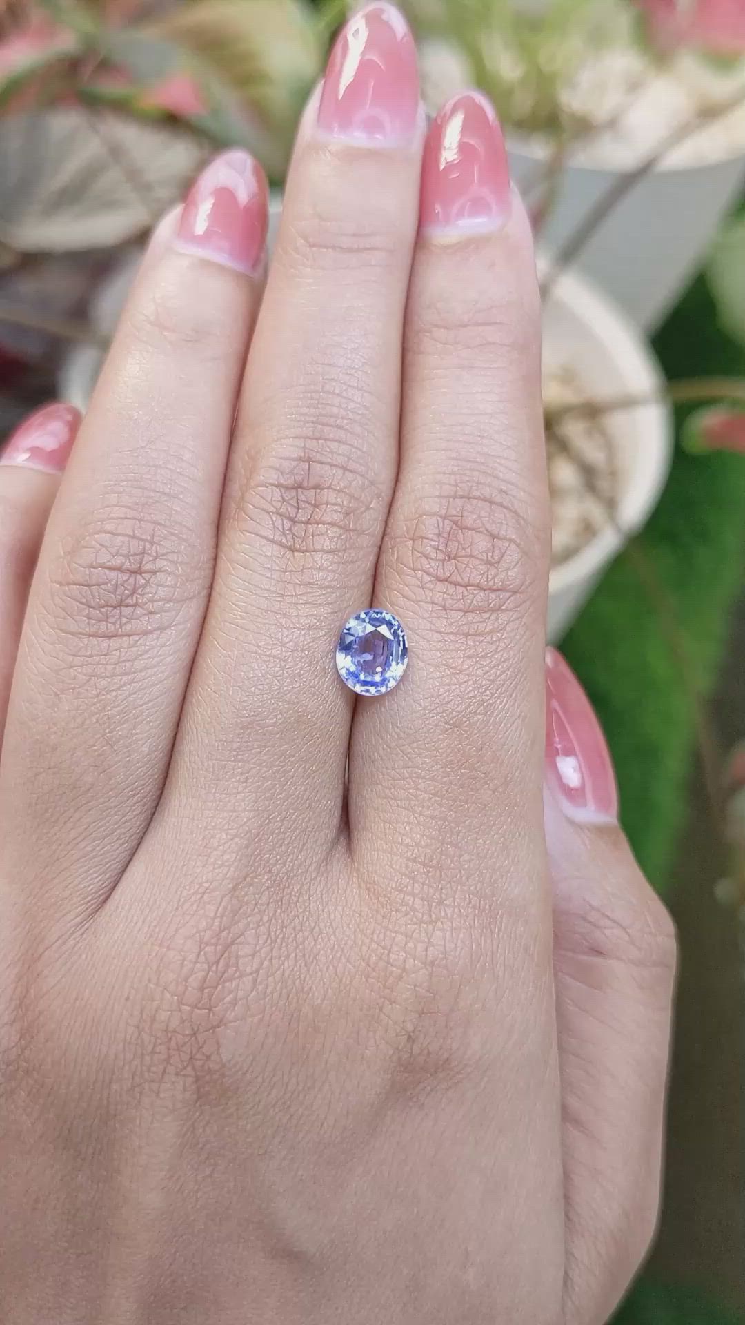 1.94 Ct. Blue Sapphire from Ceylon (Sri Lanka) Size Video