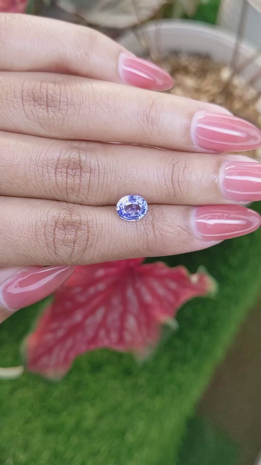 1.94 Ct. Blue Sapphire from Ceylon (Sri Lanka) Size Video