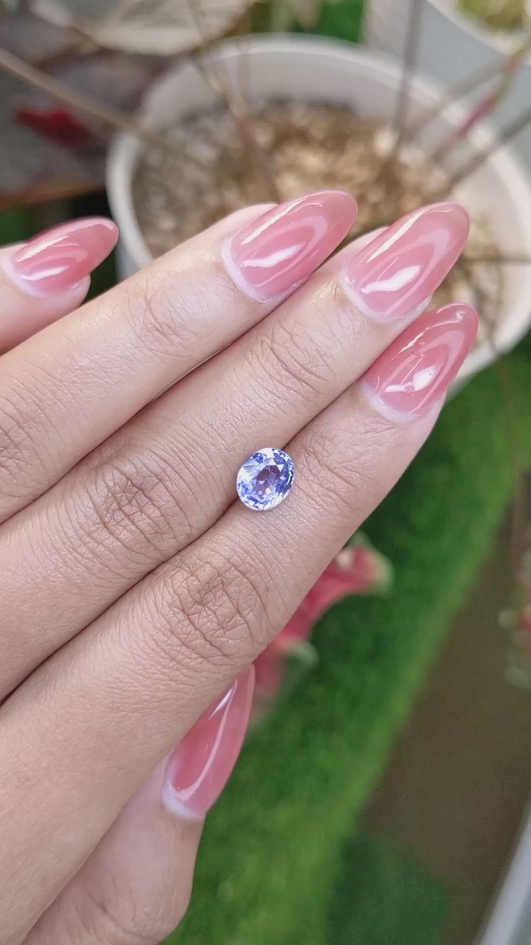 1.94 Ct. Blue Sapphire from Ceylon (Sri Lanka) Size Video