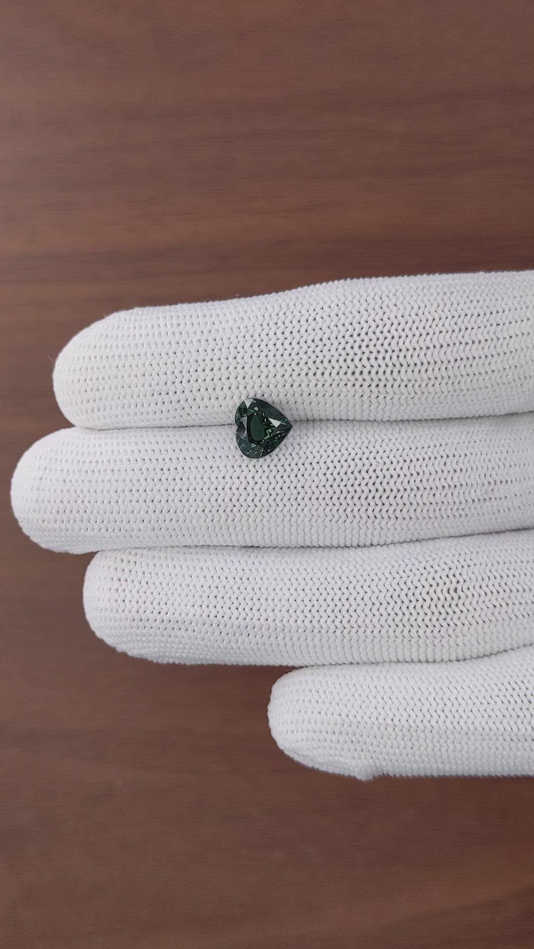 2.65 Ct. Bluish Green Sapphire from Madagascar Size Video